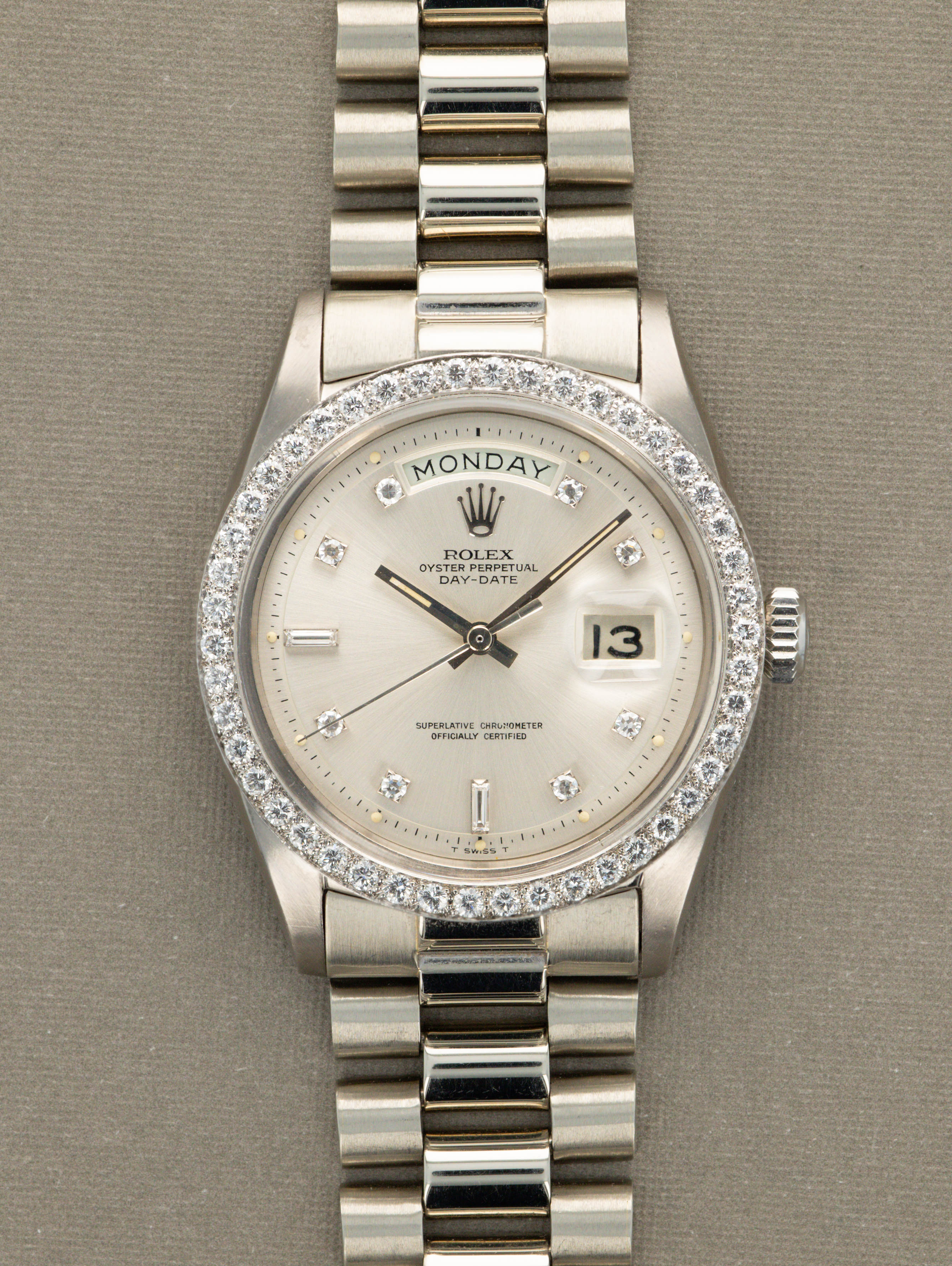 Rolex Day-Date Ref. 1804/9 - Factory Diamond Dial & Bezel