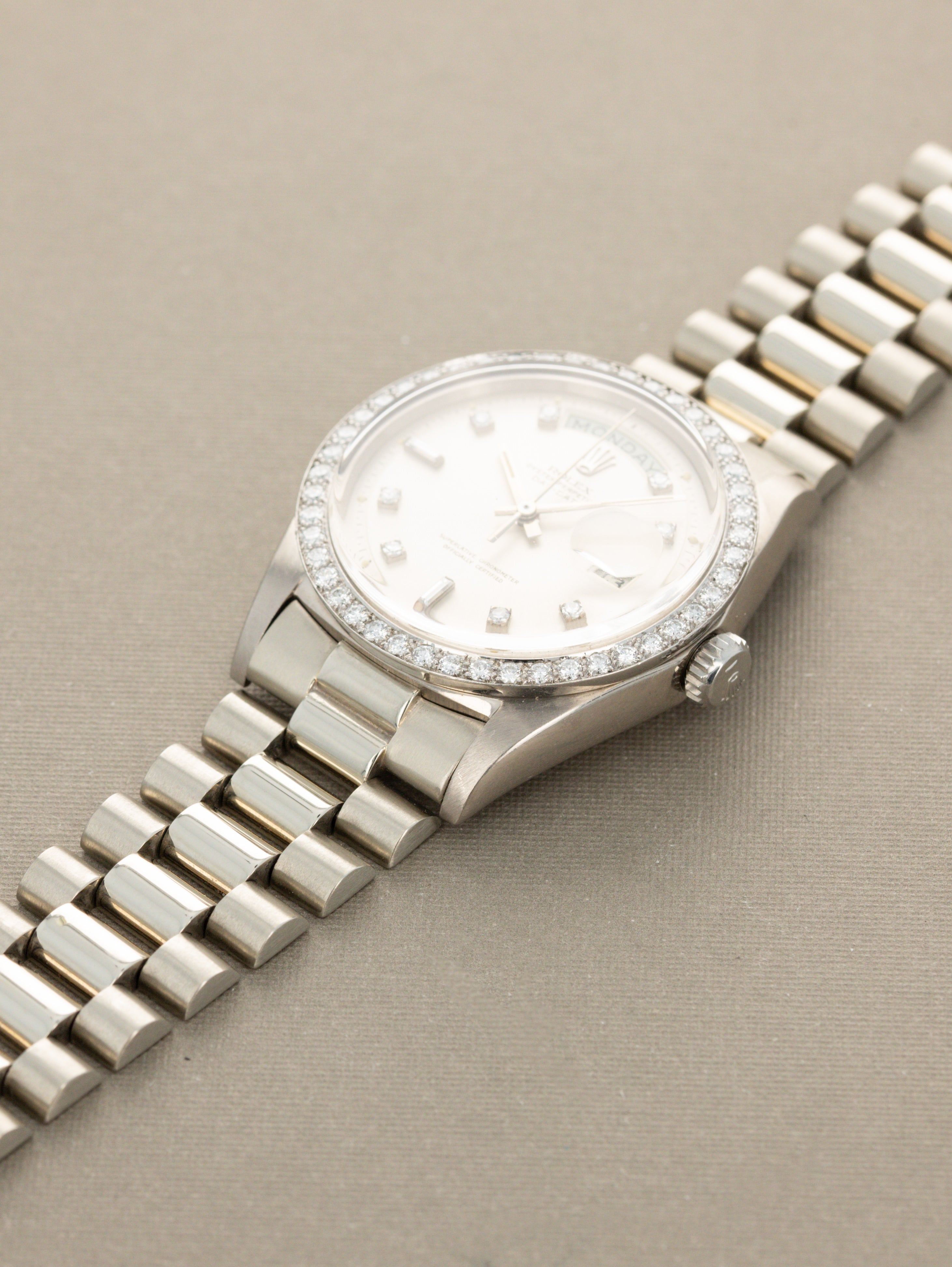 Rolex Day-Date Ref. 1804/9 - Factory Diamond Dial & Bezel