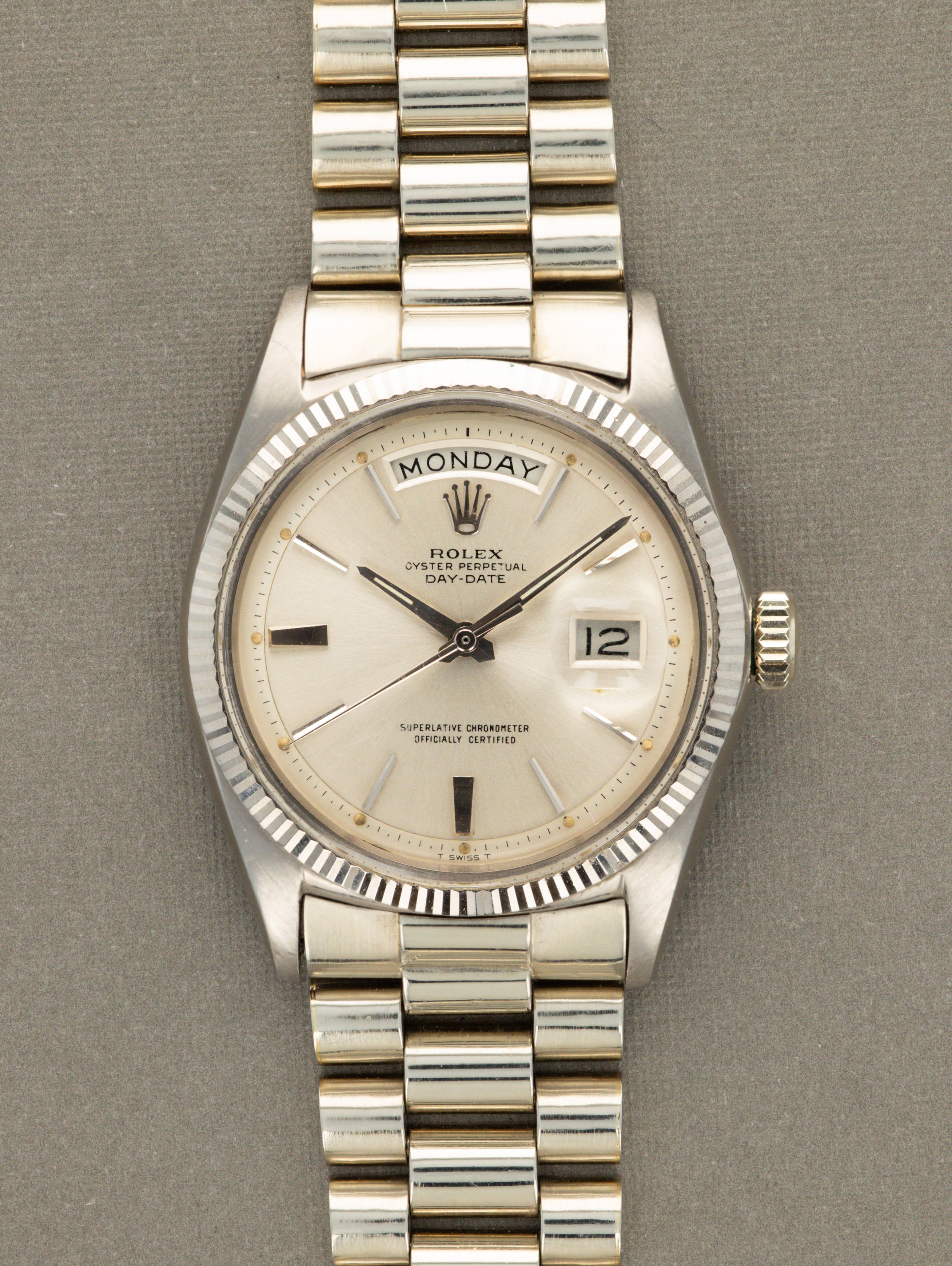 Rolex Day-Date Ref. 1803/9 - Sunburst Silver 'Doorstop' Dial