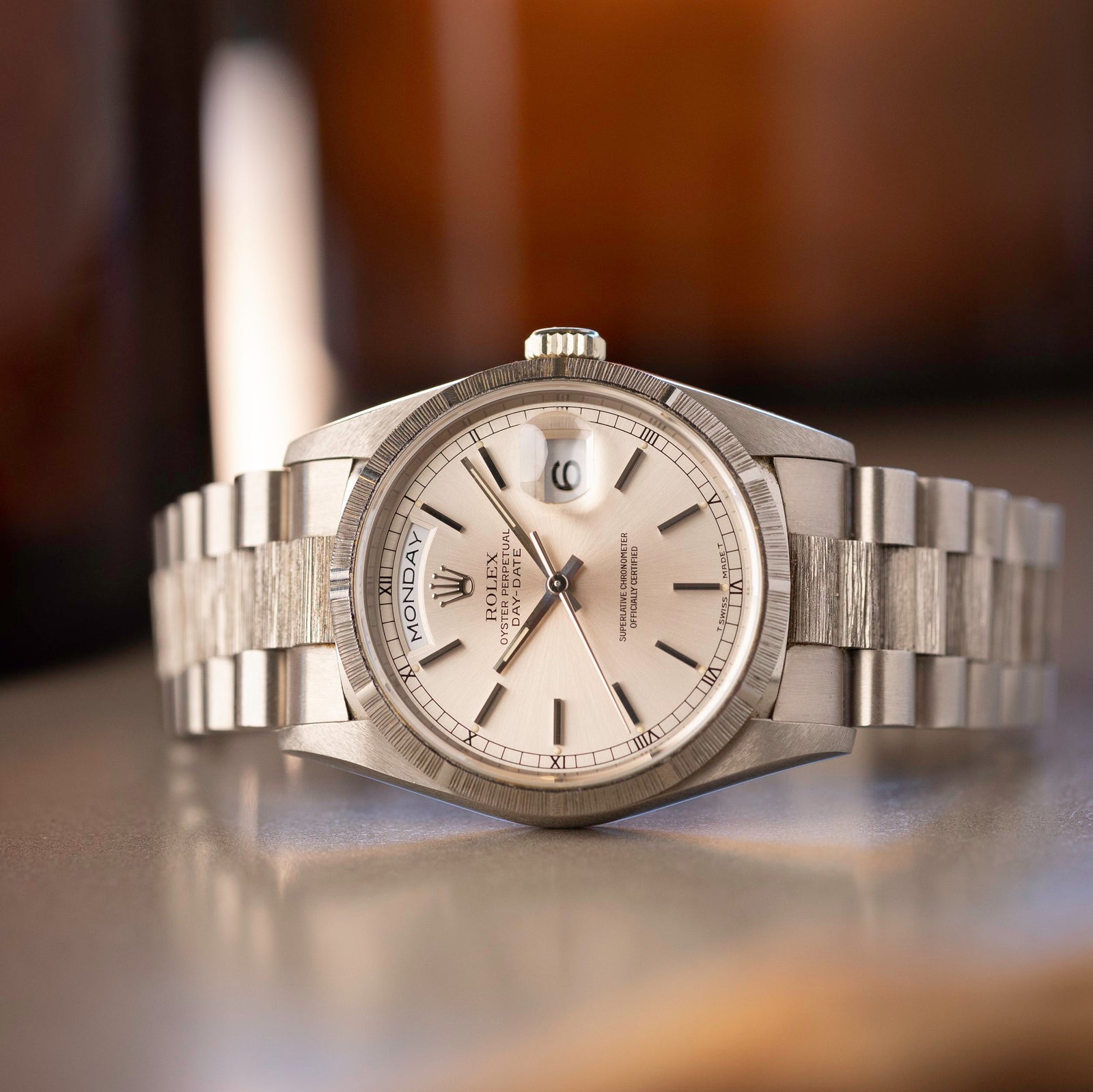 Rolex Day-Date Ref. 18249 - Bark Finish with Papers