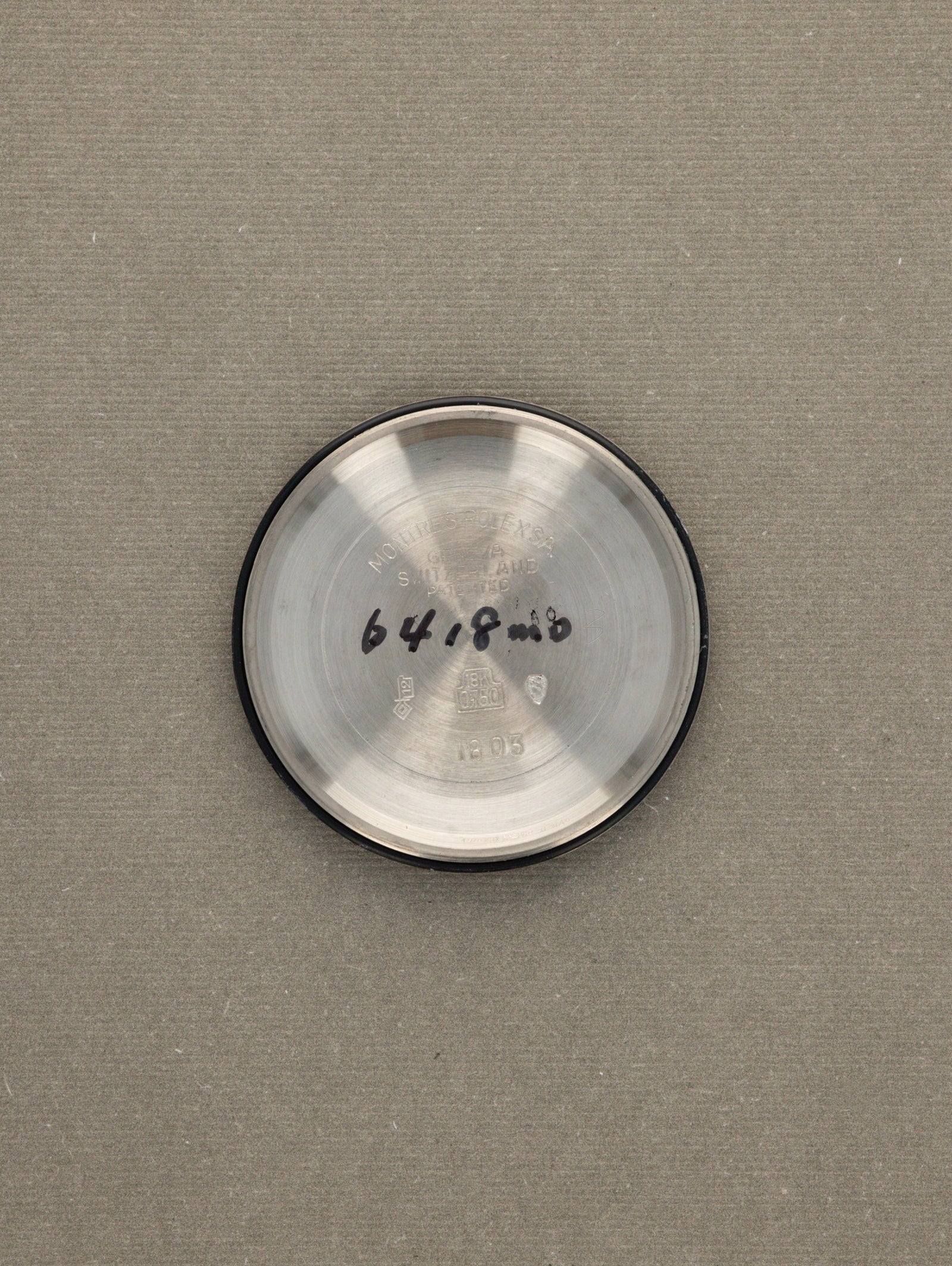 Rolex Day-Date Ref. 1803 - Silver 'Linen' Dial W/ 'Onyx' Inserts