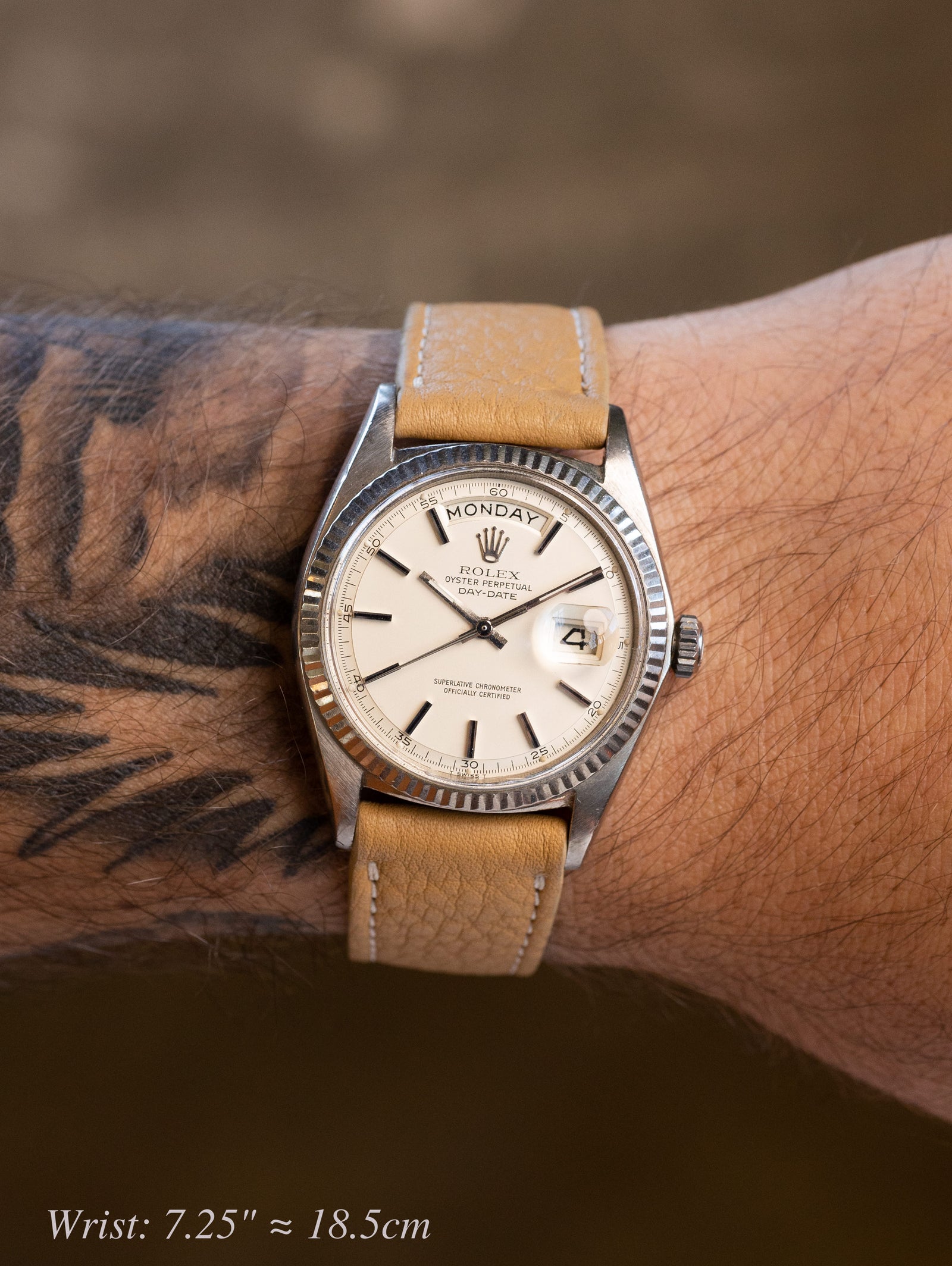 Rolex Day-Date Ref. 1803 - Satin Silver Dial