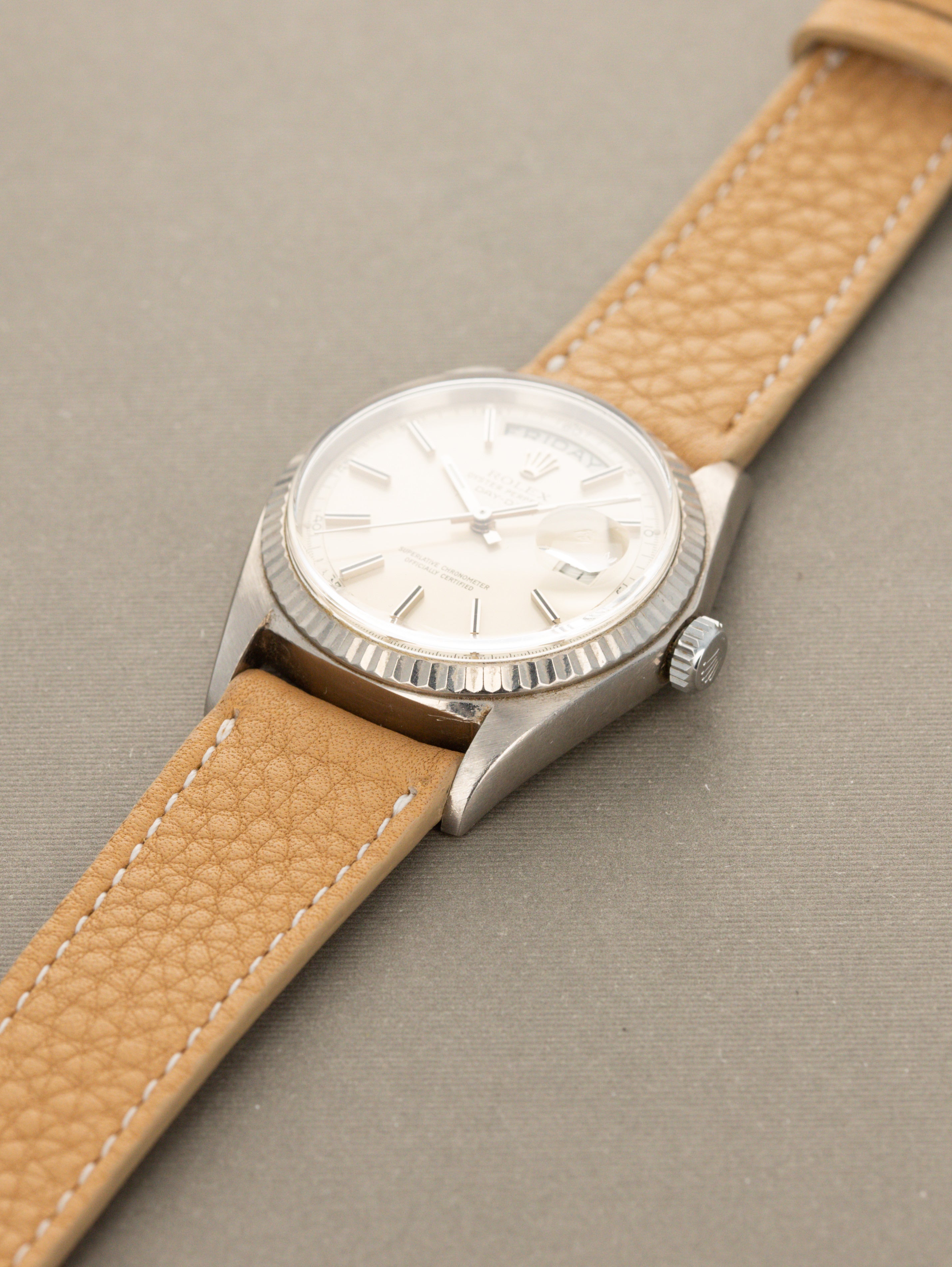 Rolex Day-Date Ref. 1803 - Satin Silver Dial