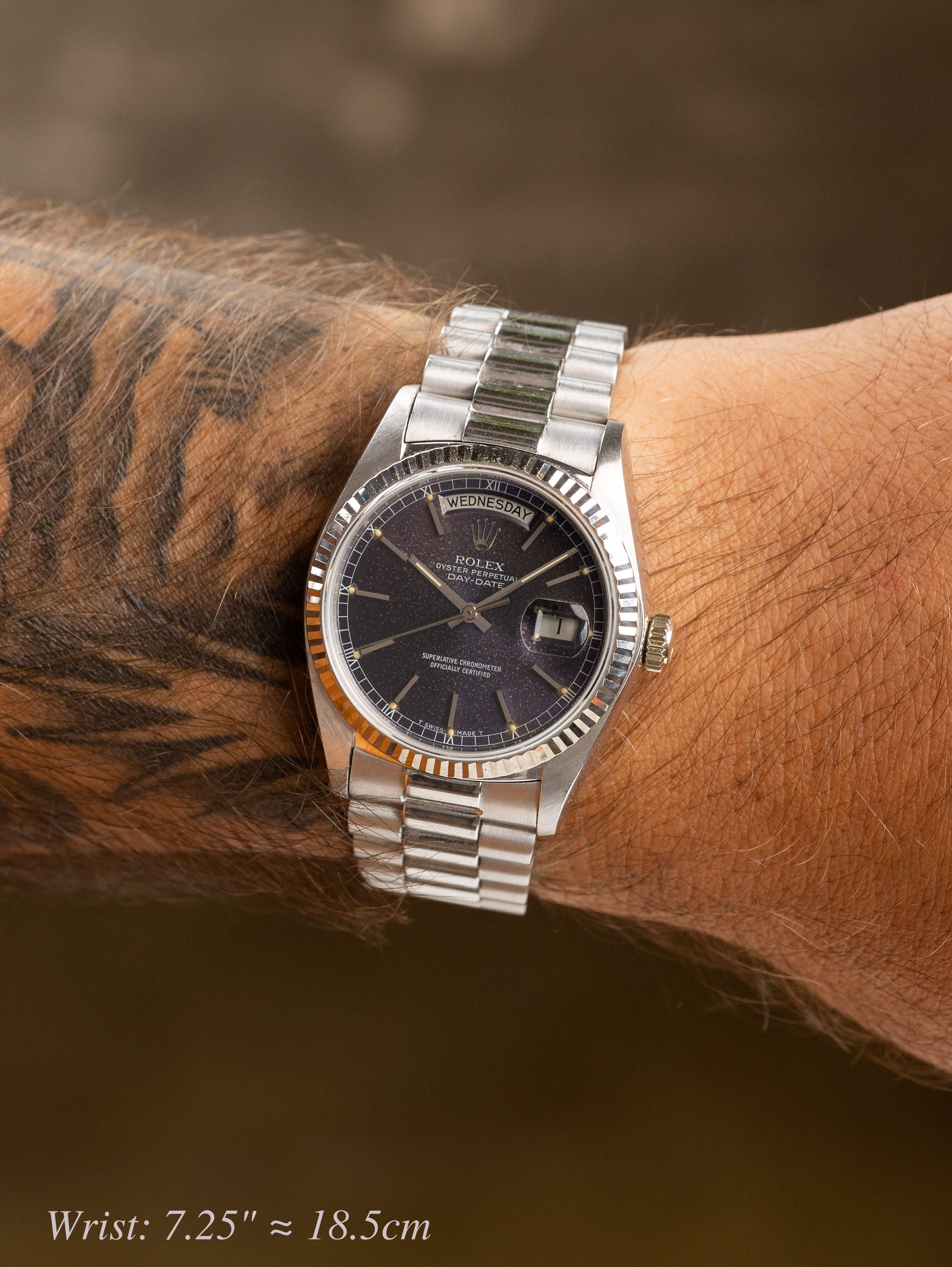 Rolex Day-Date Ref. 18039 - Purple 'Tropical' Dial