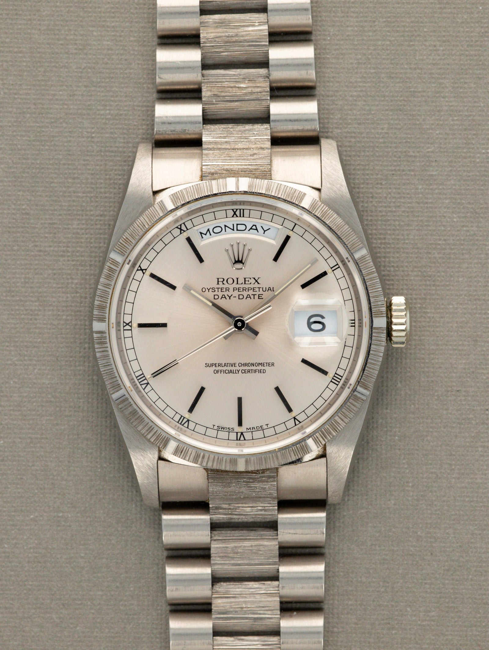 Rolex Day-Date Ref. 18249 - Bark Finish with Papers