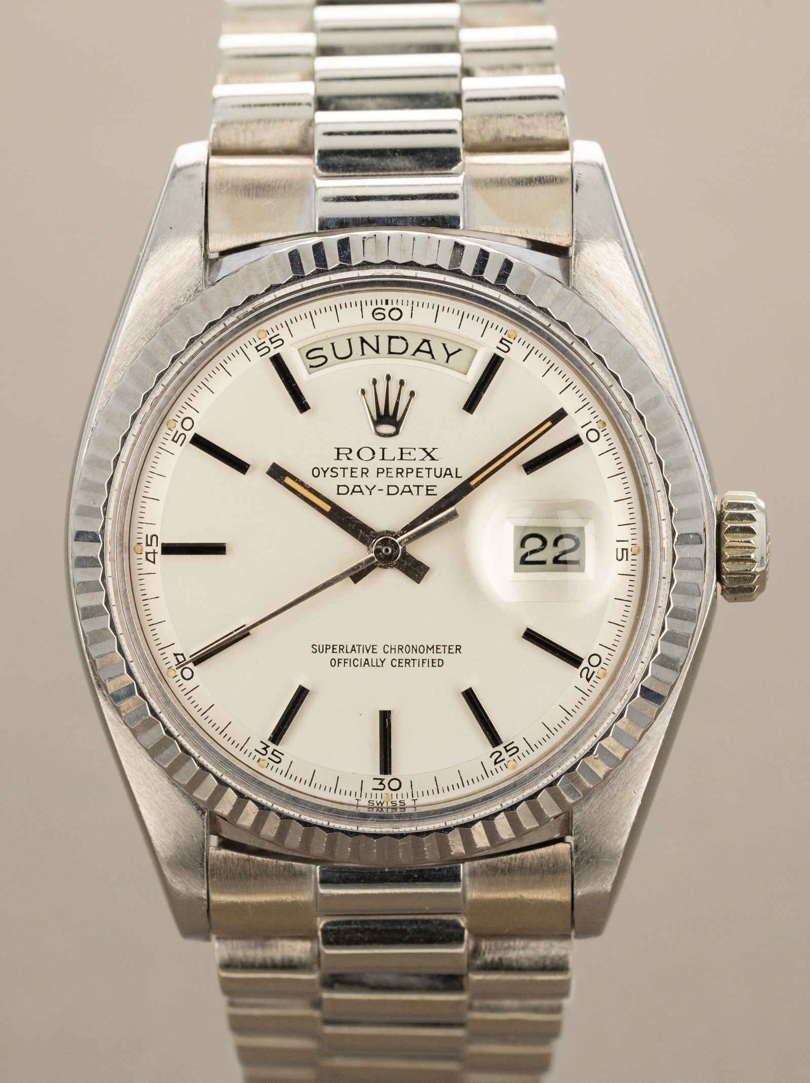 Rolex Day-Date Ref. 1803/9 - Sunburst Silver Dial