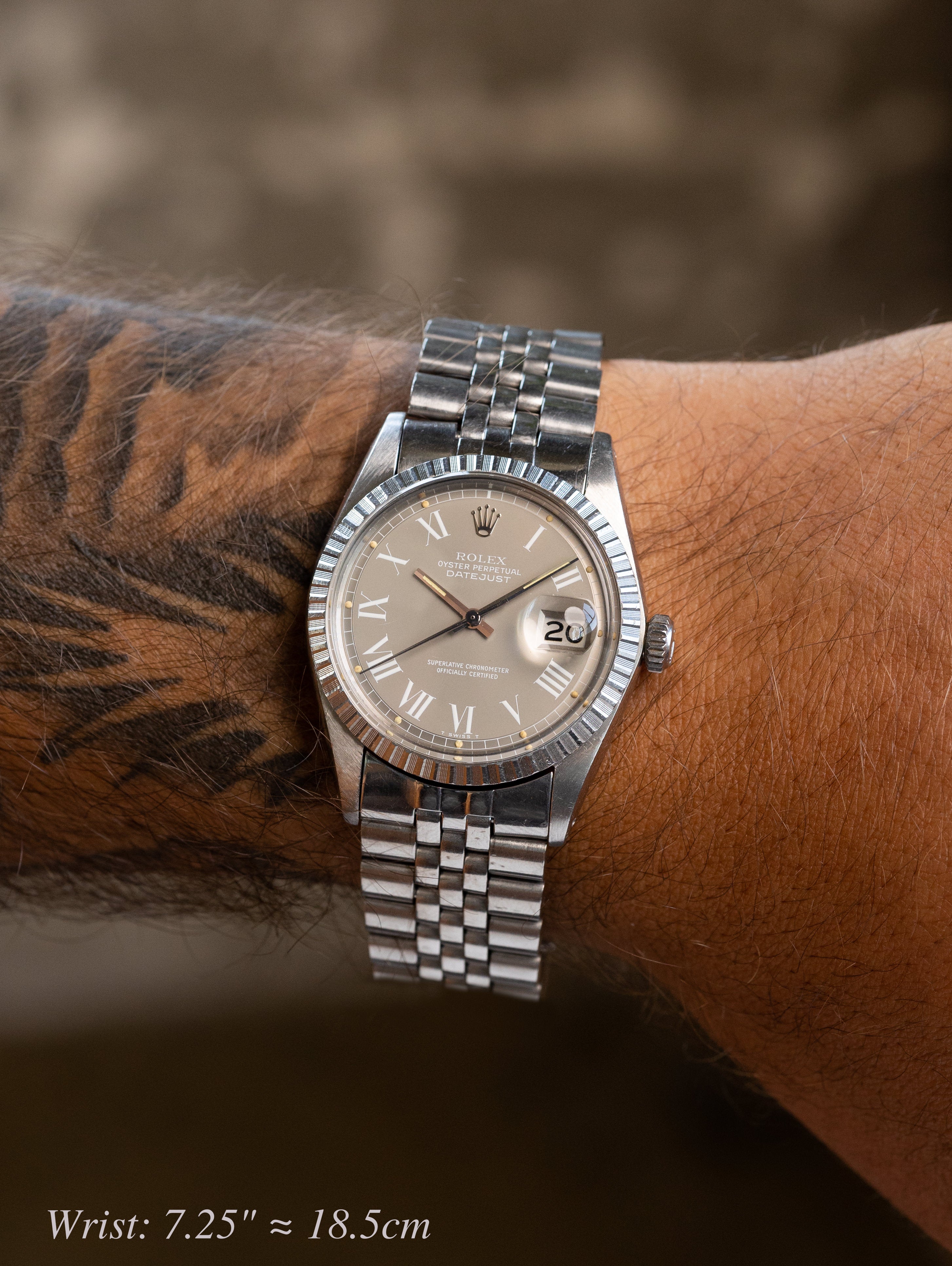 Rolex Datejust Ref. 1603 - Satin Grey 'Buckley' Dial