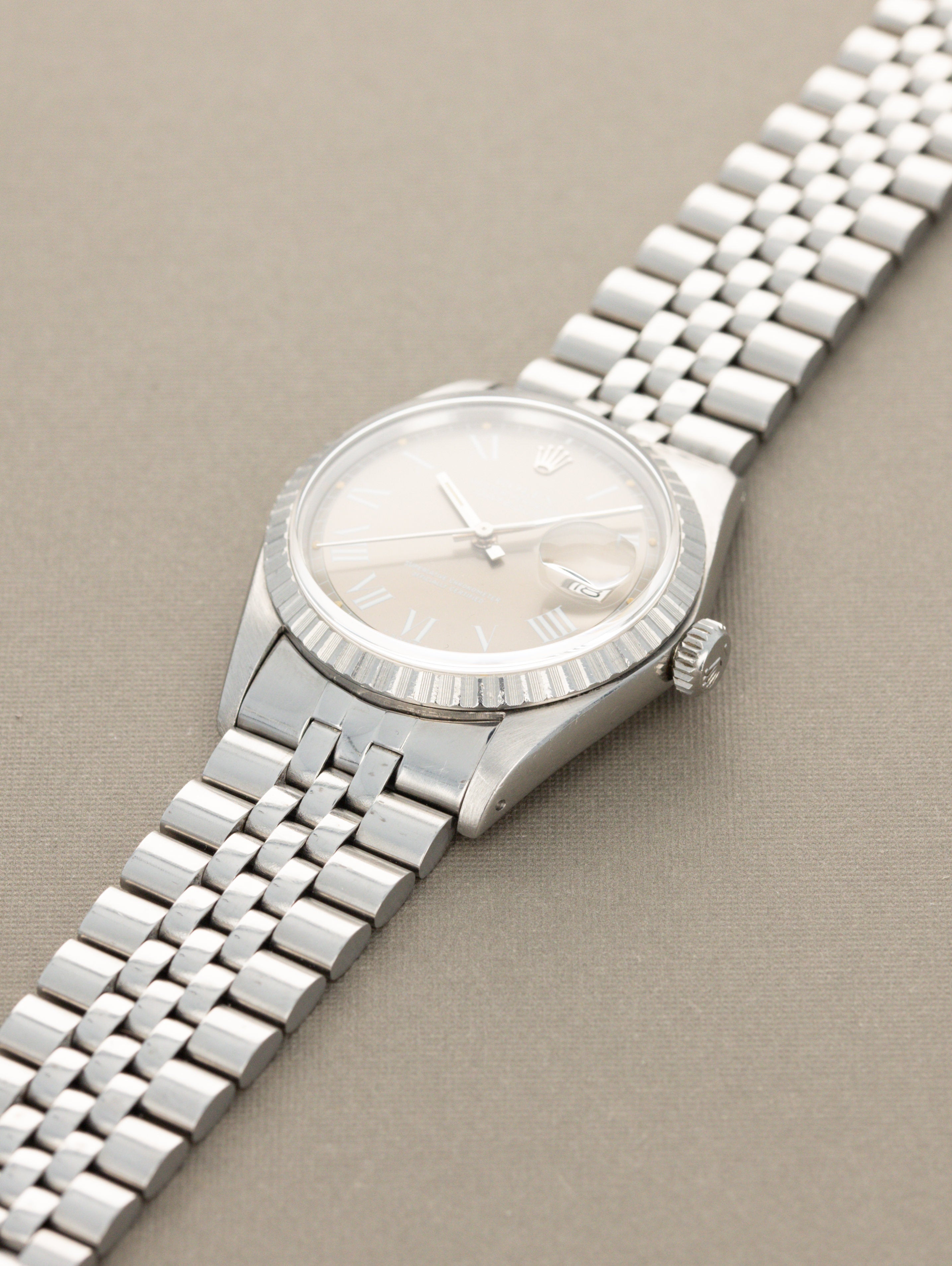 Rolex Datejust Ref. 1603 - Satin Grey 'Buckley' Dial