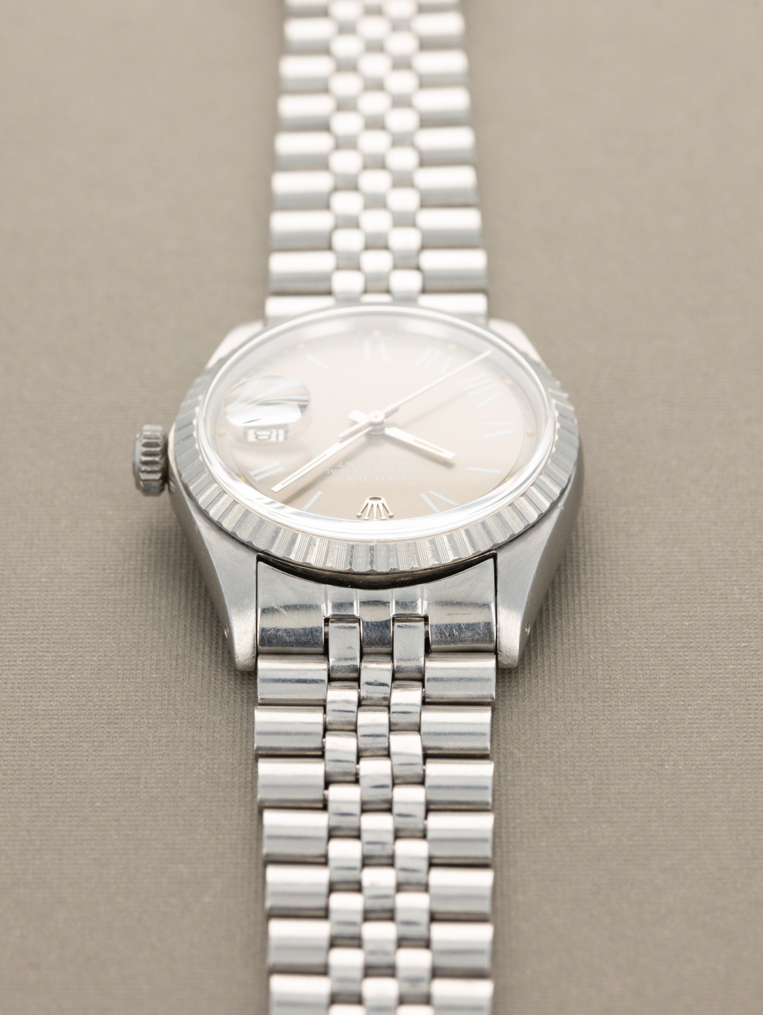 Rolex Datejust Ref. 1603 - Satin Grey 'Buckley' Dial