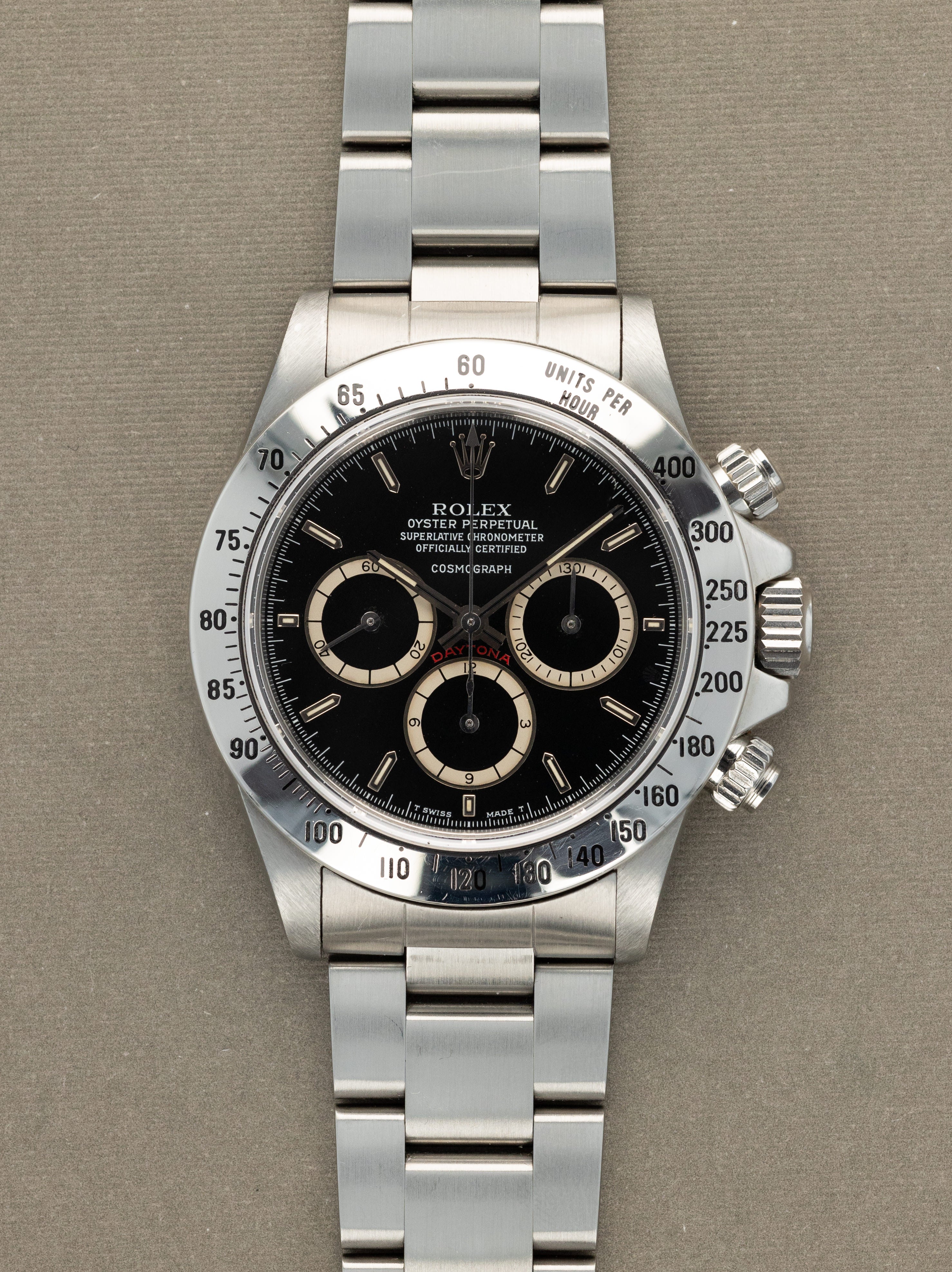 Rolex Daytona Ref. 16520 'Zenith' - Black 'Floating Cosmograph' Dial W/ Box, Booklets, & Hangtags