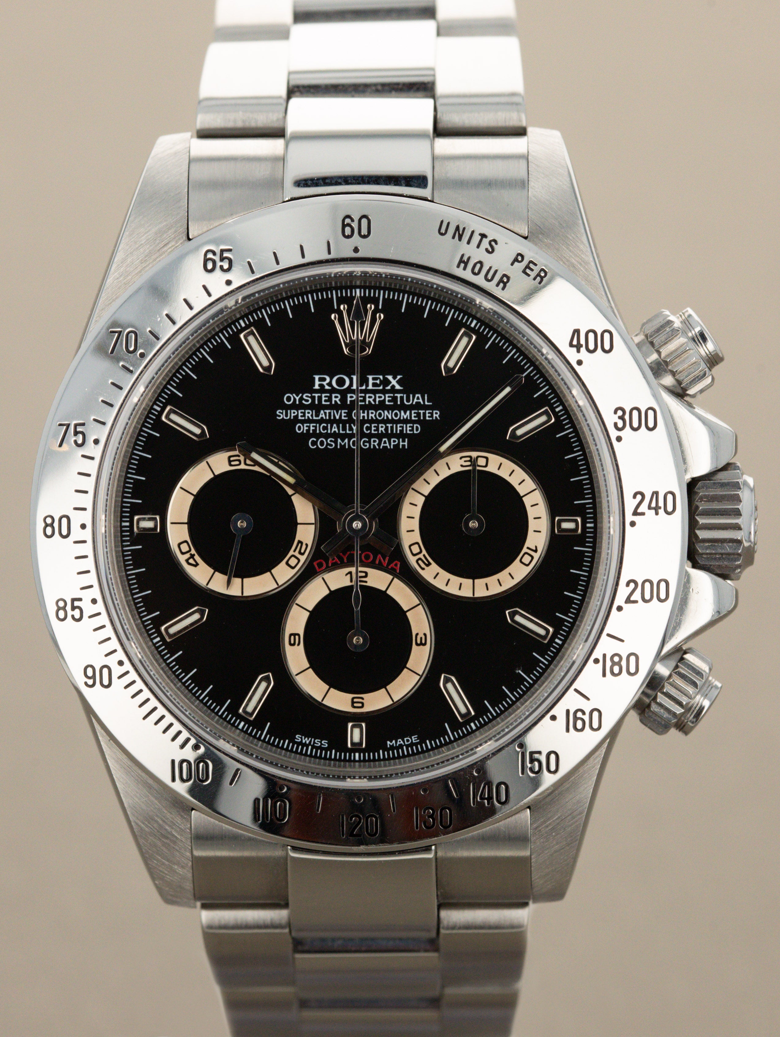 Rolex Daytona Ref. 16520 'Zenith' - Black Dial W/ Rolex Service Card