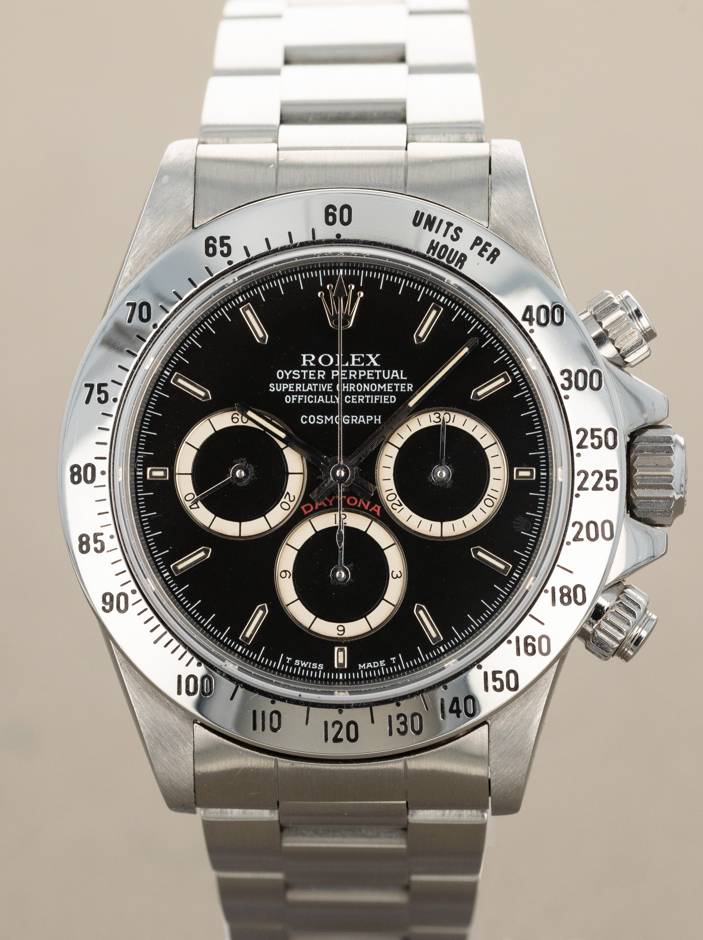 Rolex Daytona Ref. 16520 'Zenith' - Black 'Floating Cosmograph' Dial W/ Box, Booklets, & Hangtags