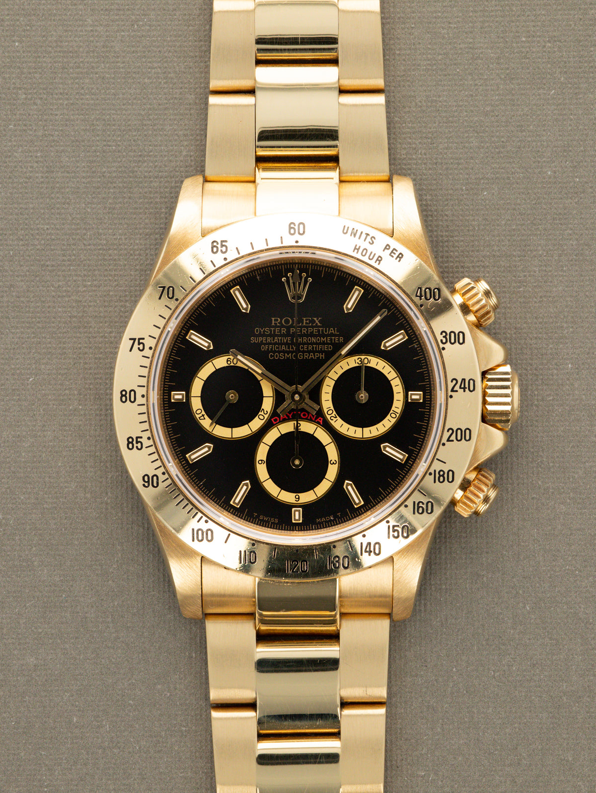 Rolex Daytona Ref. 16528 'Zenith' - Black 'Inverted 6' Dial