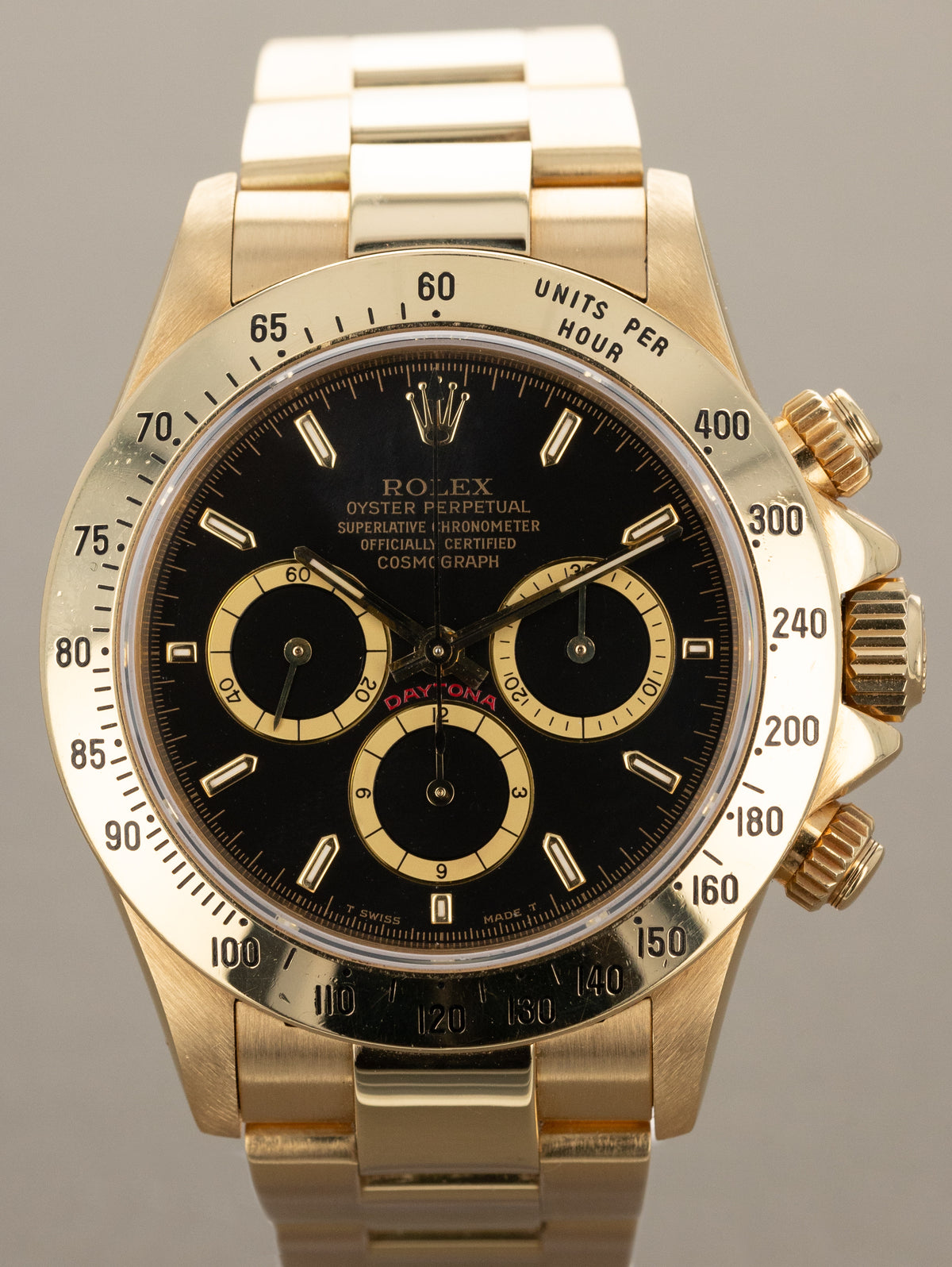 Rolex Daytona Ref. 16528 'Zenith' - Black 'Inverted 6' Dial