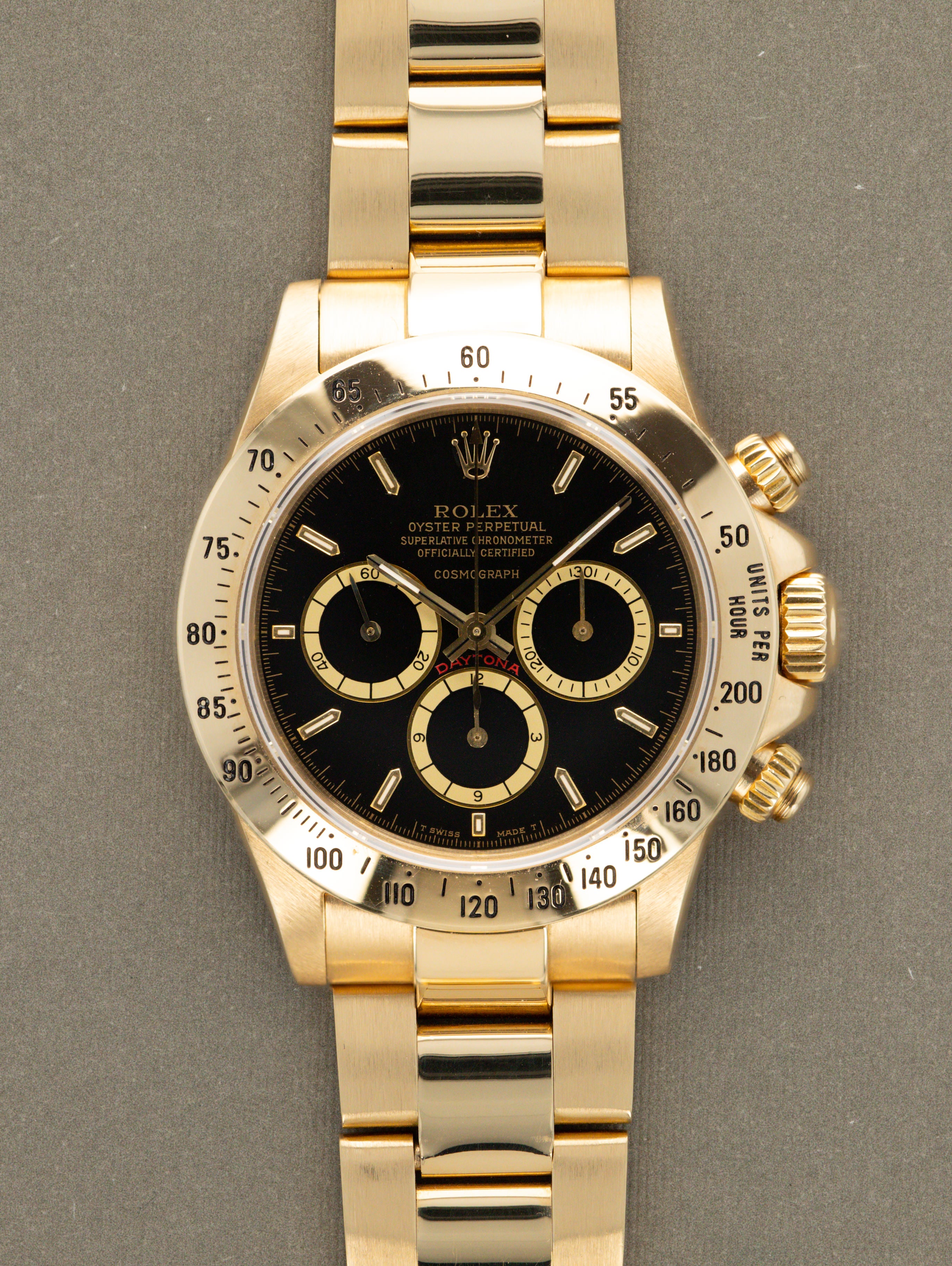 Rolex Daytona Ref. 16528 'Zenith' - Black 'Floating Cosmograph' Dial R-Series
