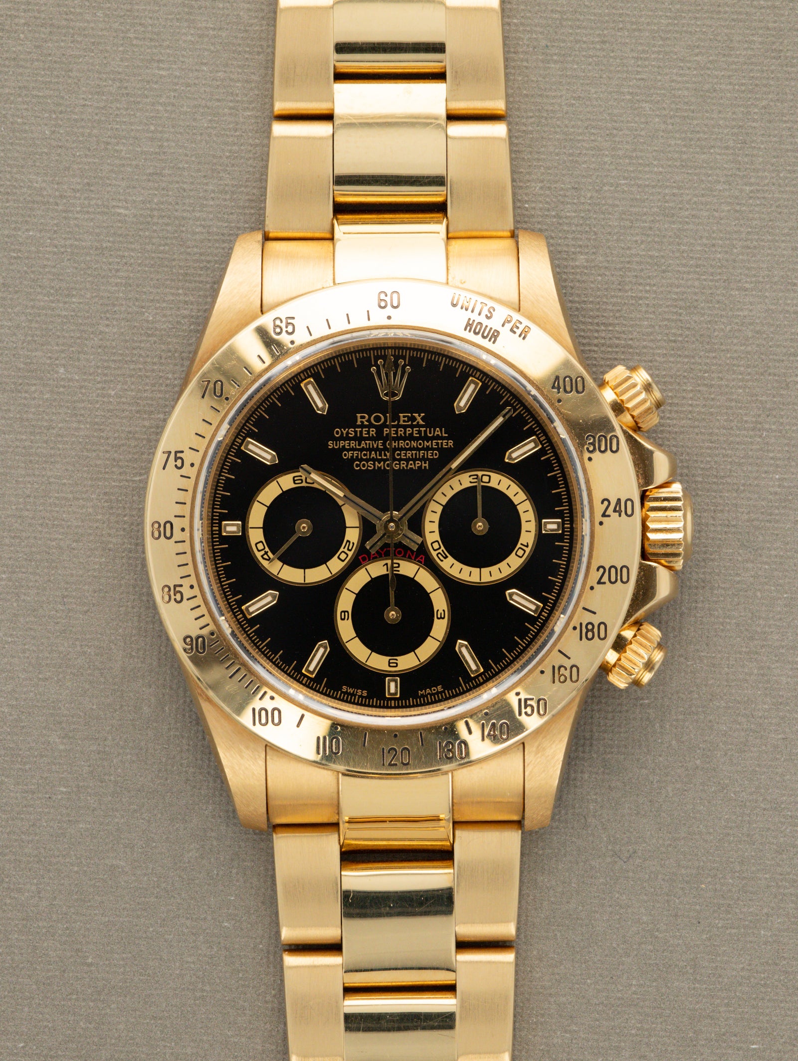 Rolex Daytona Ref. 16528 'Zenith' - Black Dial W/ Box & Papers