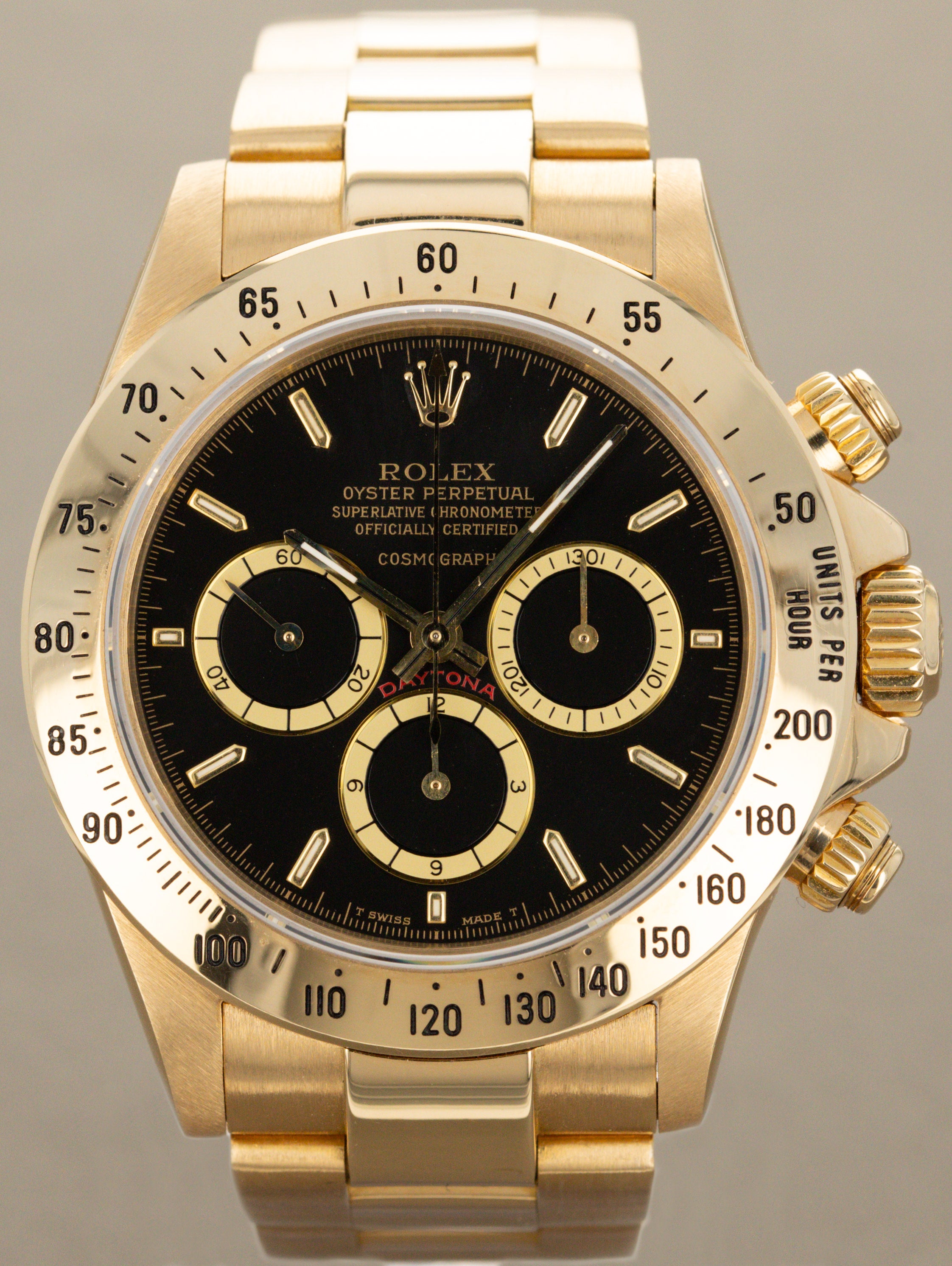 Rolex Daytona Ref. 16528 'Zenith' - Black 'Floating Cosmograph' Dial R-Series