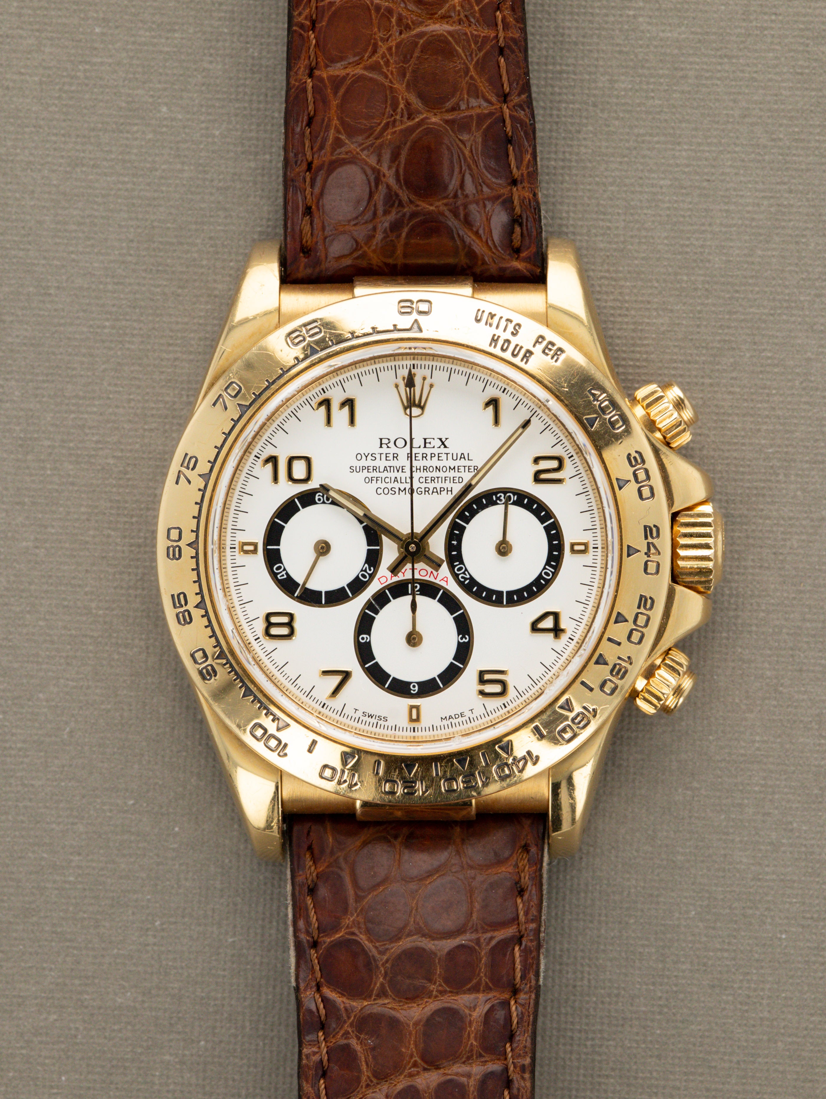 Rolex Daytona Ref. 16518 'Zenith' - White 'Inverted 6 Racing' Dial Box & Papers