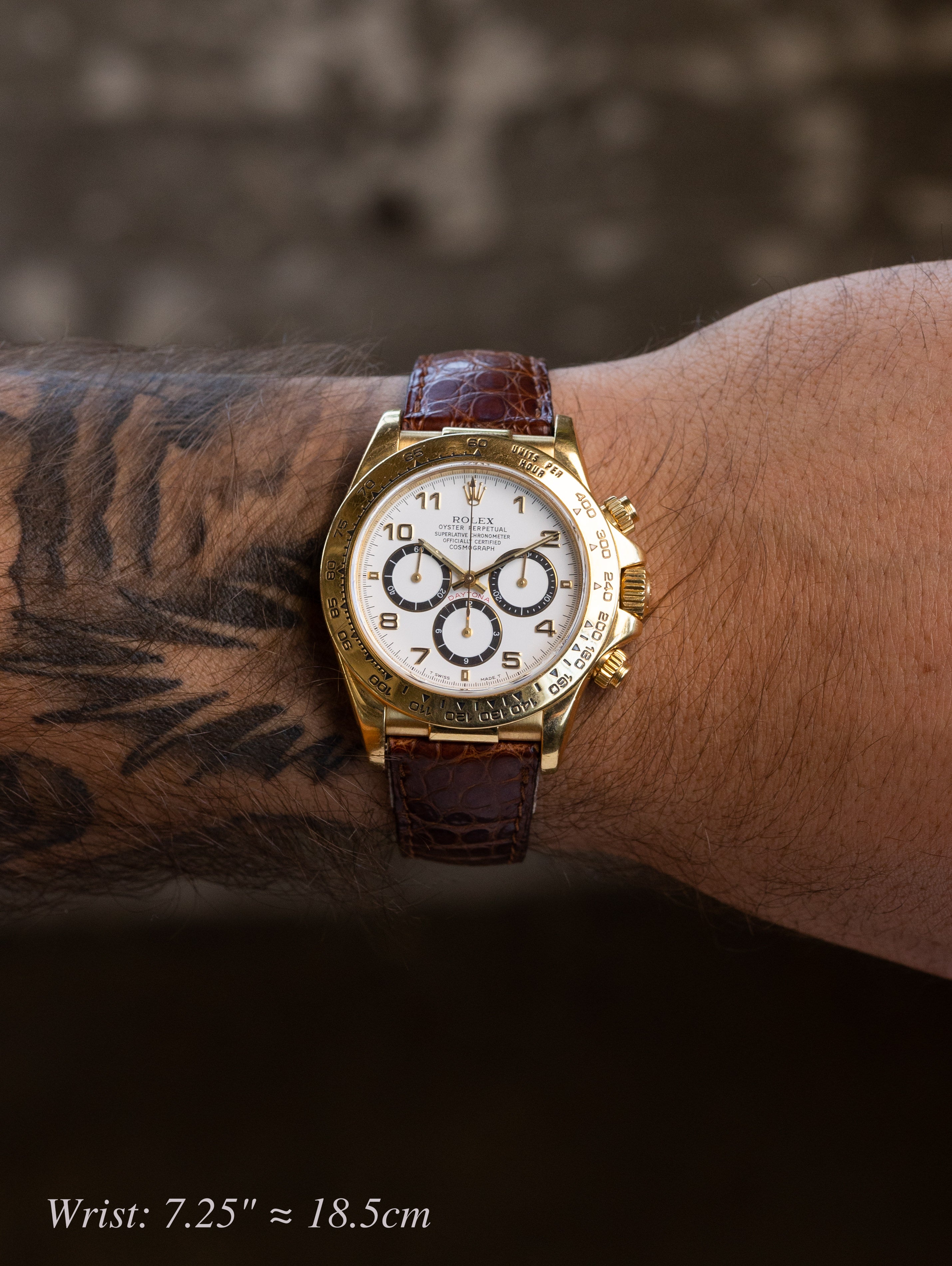 Rolex Daytona Ref. 16518 'Zenith' - White 'Inverted 6 Racing' Dial Box & Papers