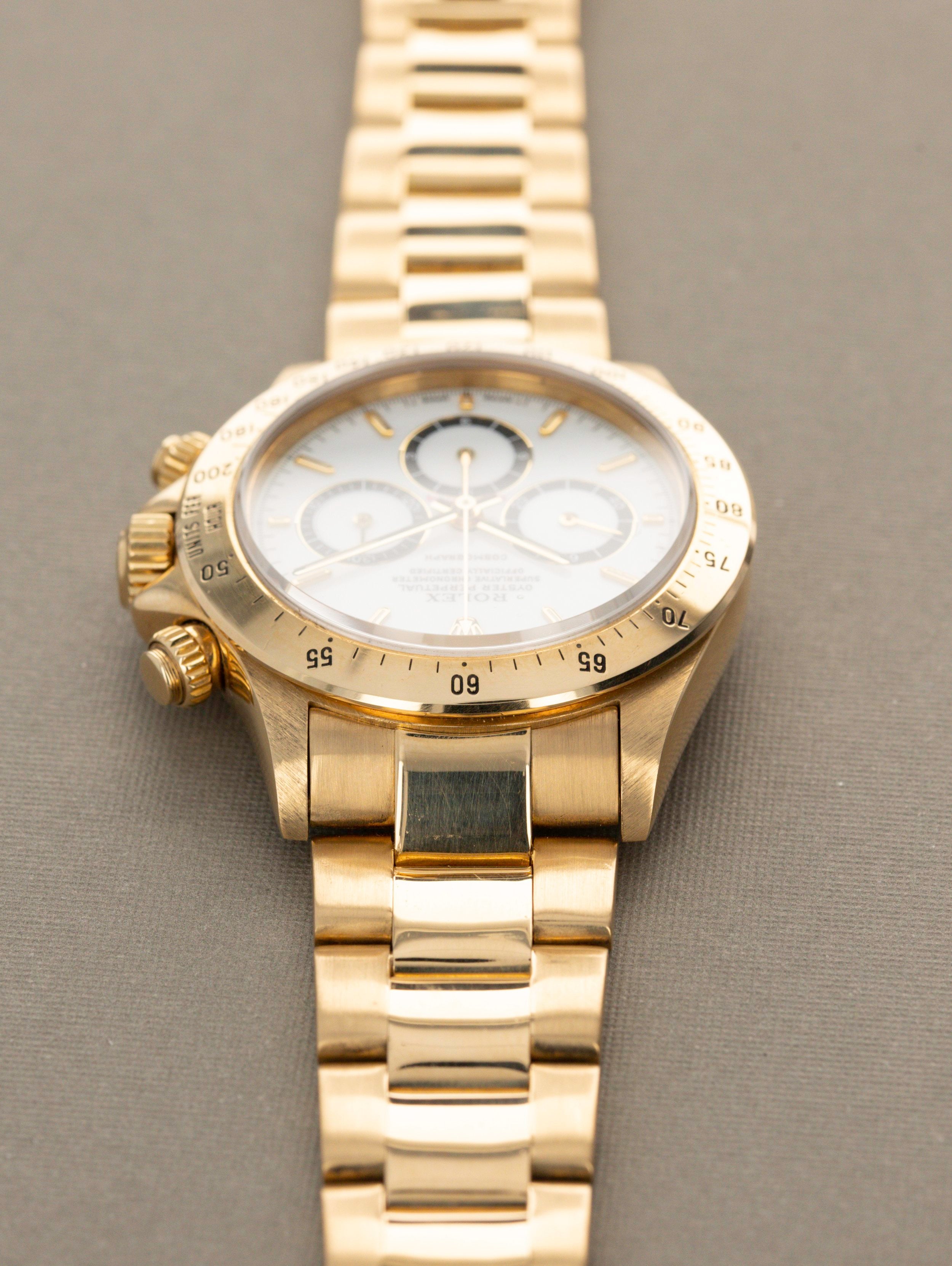 Rolex Daytona Ref. 16528 - 'Floating Cosmograph' Porcelain Dial Rolex Daytona Ref. 16528 - 'Floating Cosmograph' Porcelain Dial