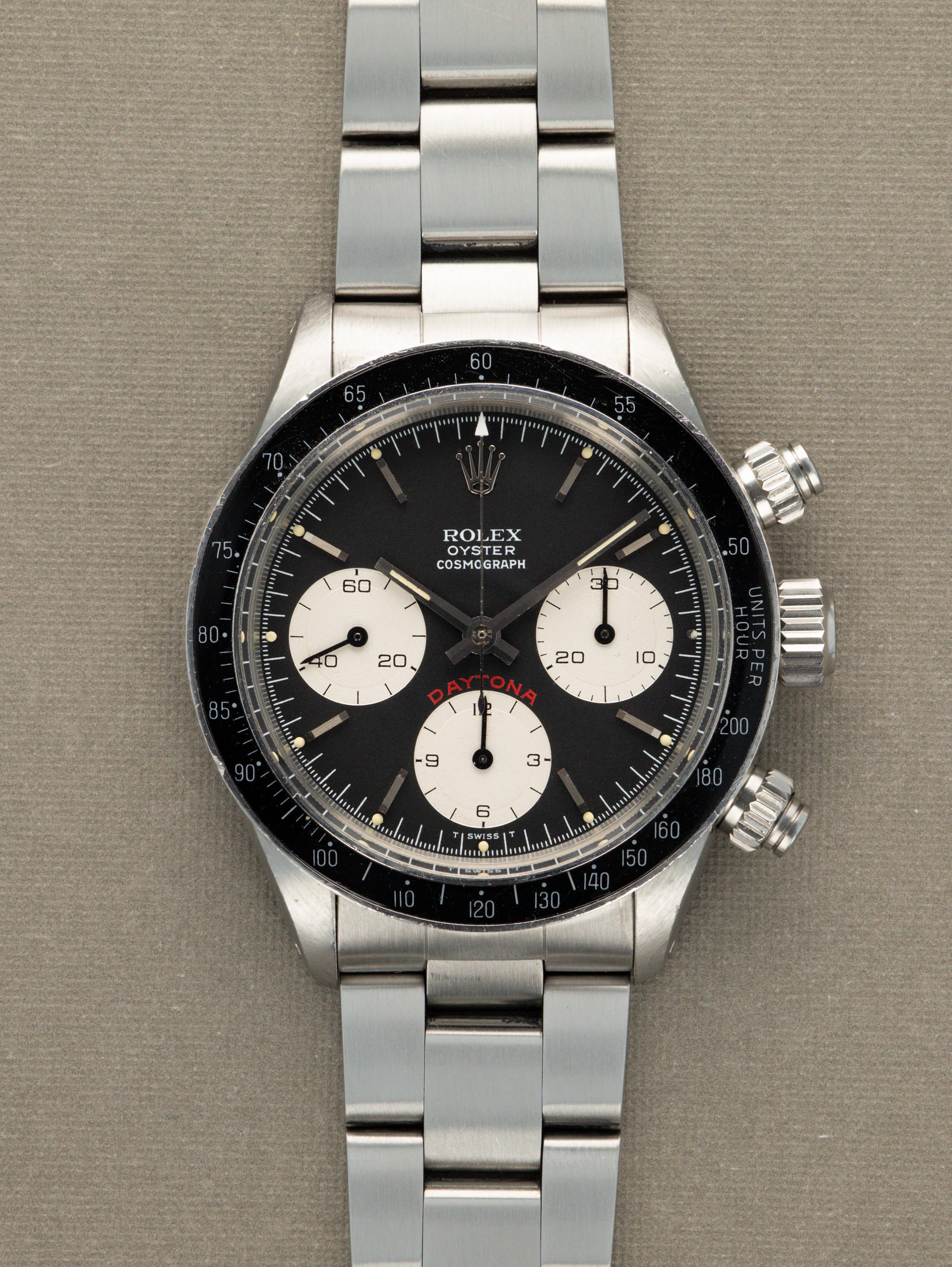 Rolex Daytona Ref. 6263 'Big Red' - Matte Black Dial W/ Box & Papers