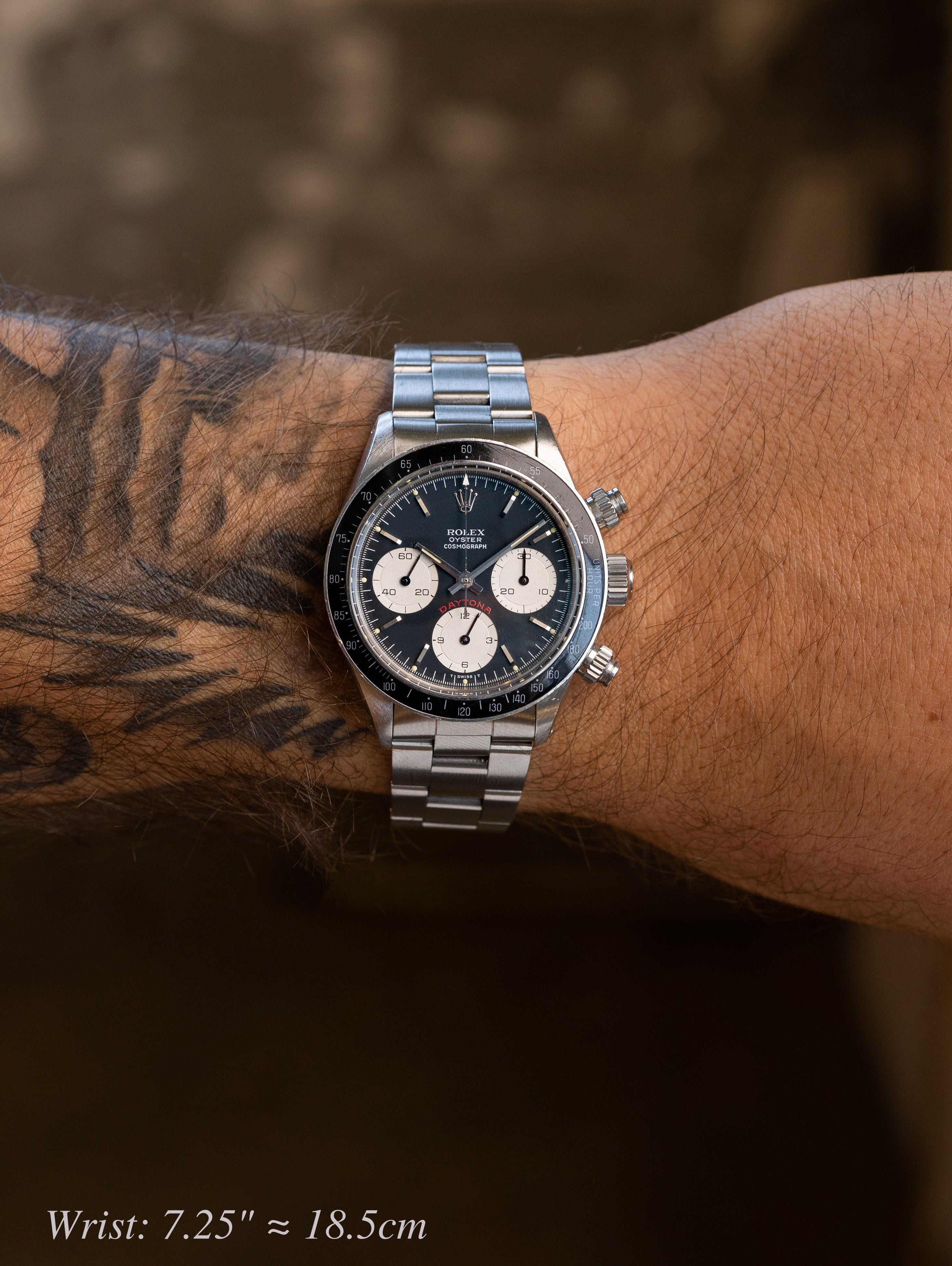 Rolex Daytona Ref. 6263 'Big Red' - Matte Black Dial W/ Box & Papers