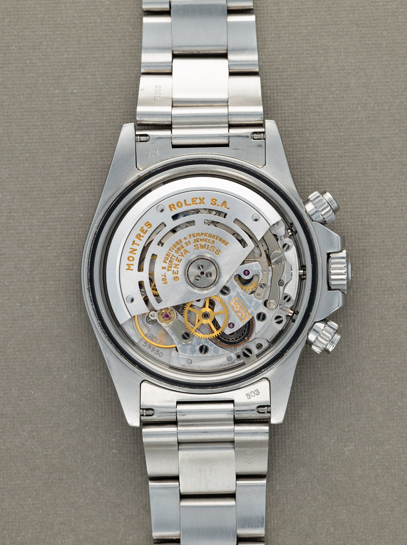 Rolex Daytona Ref. 16520 'Zenith' - White 'Inverted 6' Dial