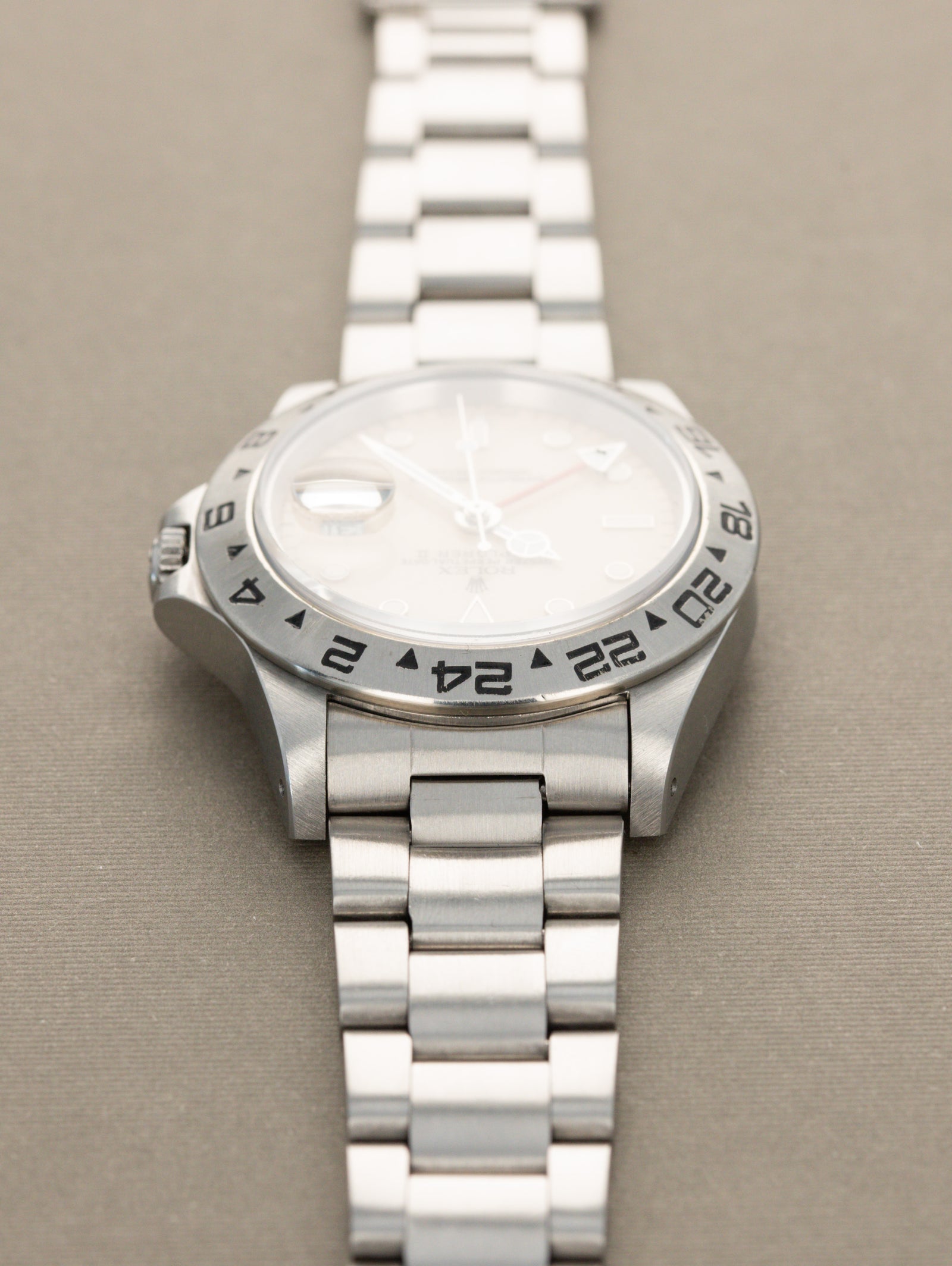 Rolex Explorer II Ref. 16550 - Cream 'Rail' Dial