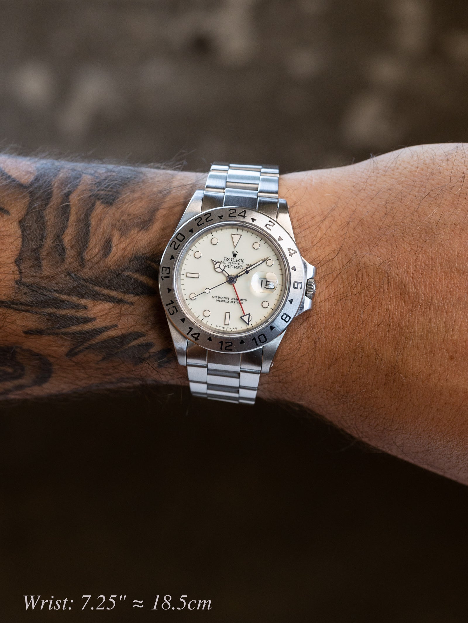Rolex Explorer II Ref. 16550 - Cream 'Rail' Dial