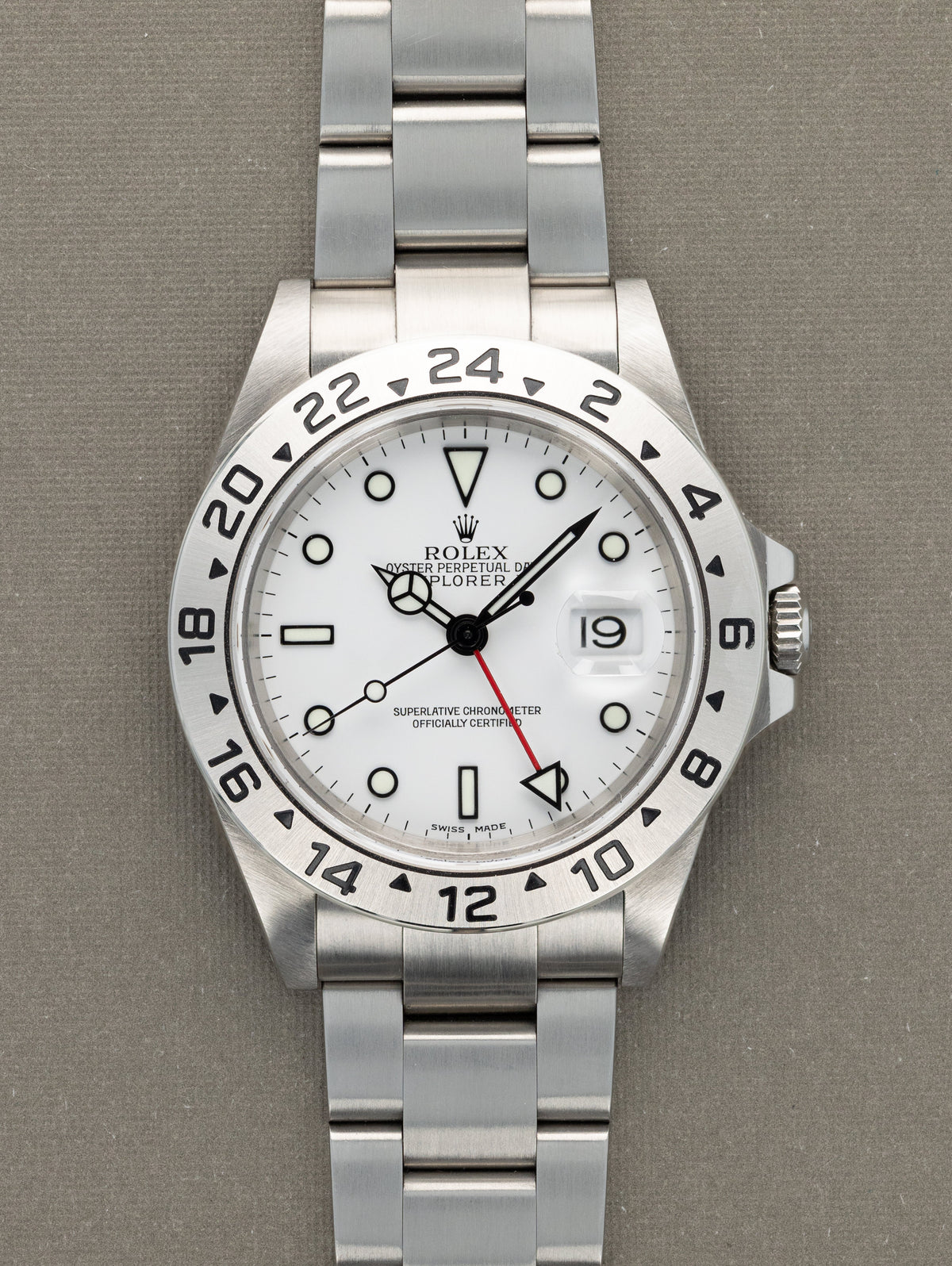 Rolex Explorer II Ref. 16570 - White 'Polar' Dial w/ Box & Papers