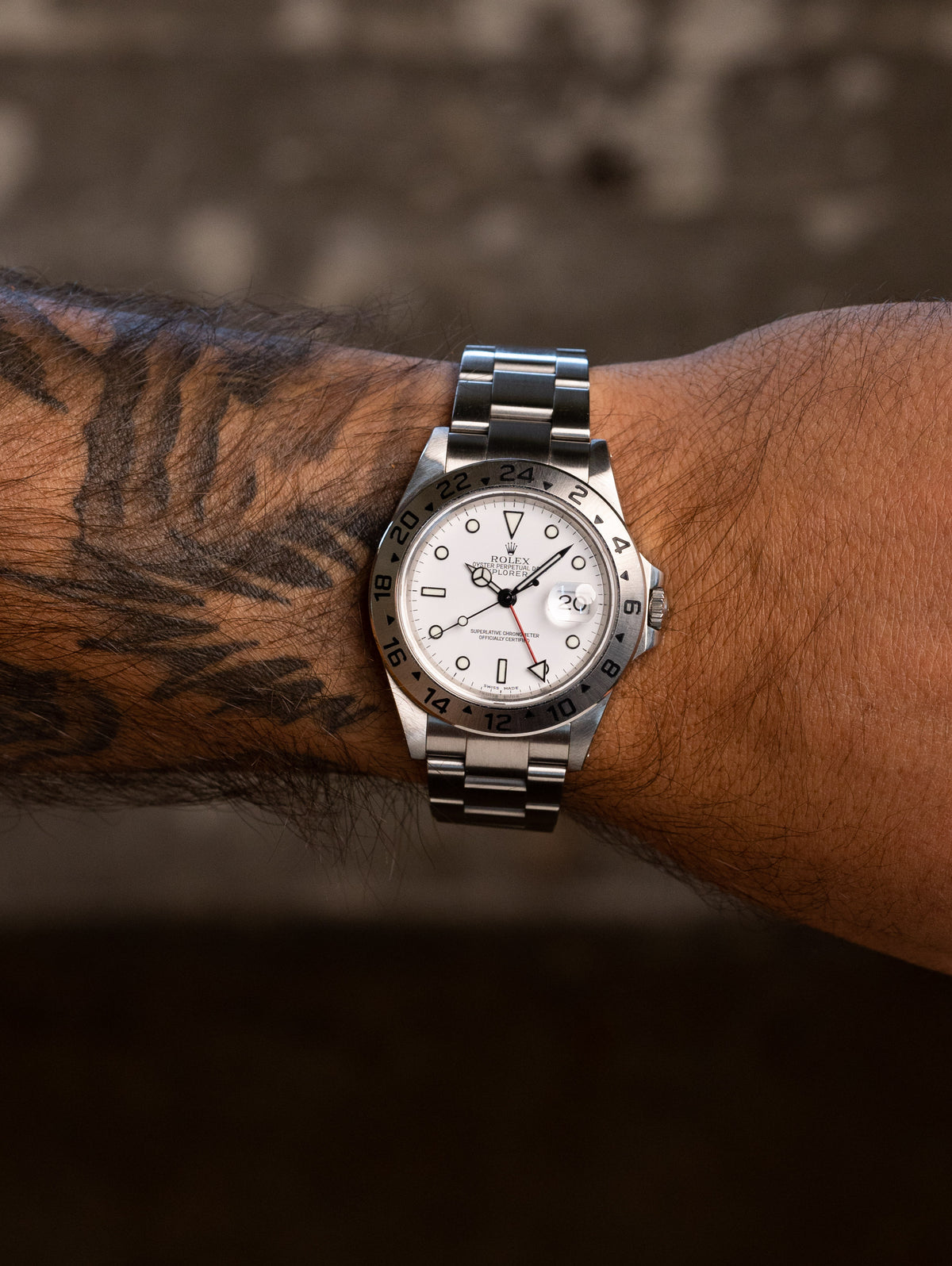 Rolex Explorer II Ref. 16570 - White 'Polar' Dial w/ Box & Papers