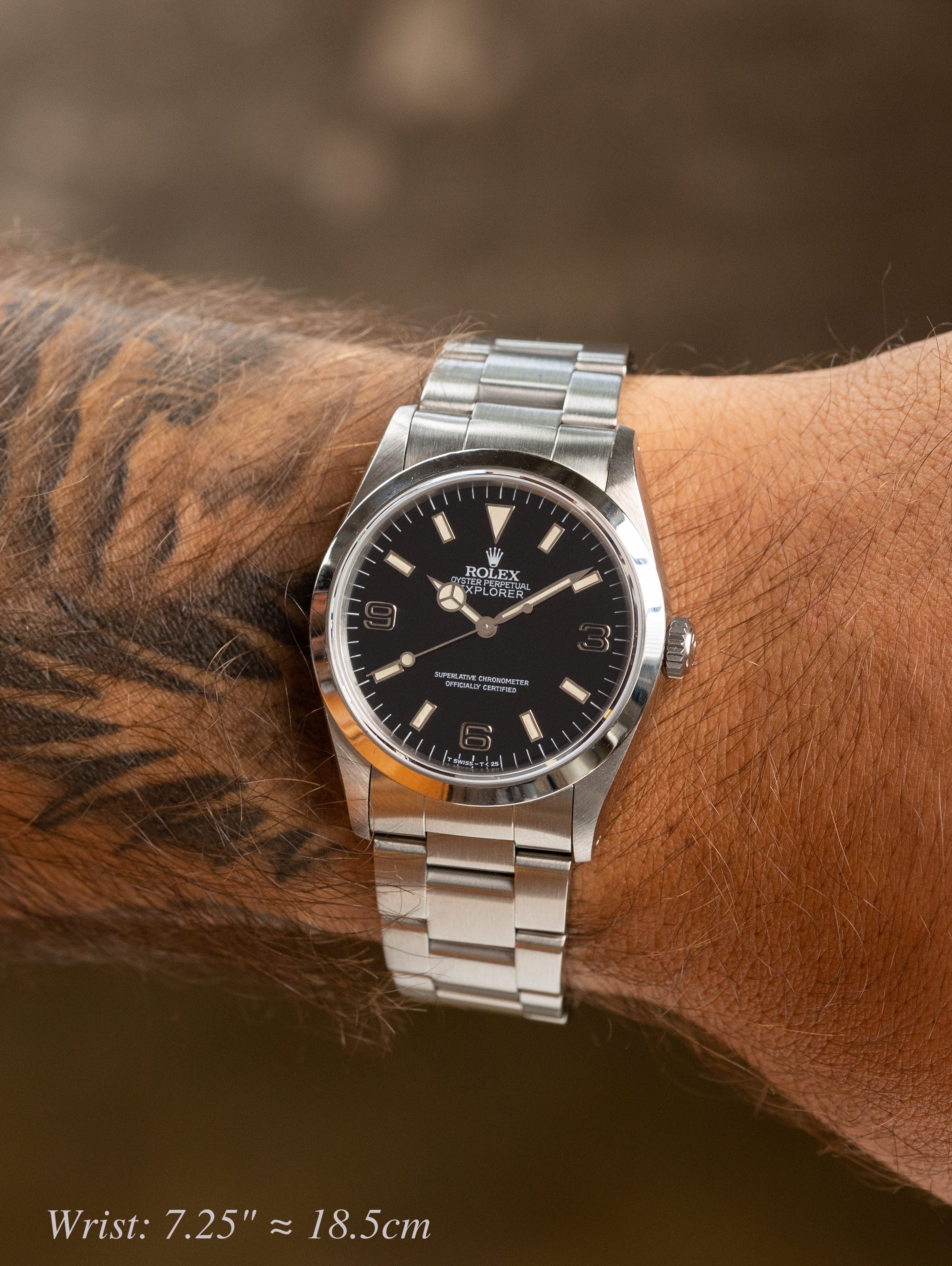 Rolex Explorer I Ref. 14270 - 'Blackout' W/ RSC Card