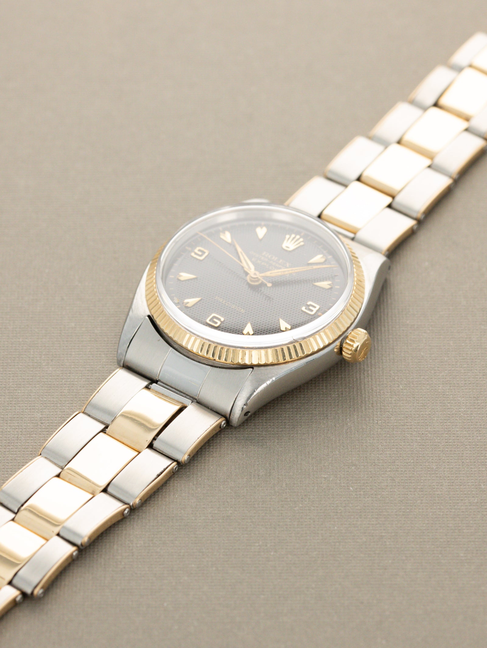 Rolex Oyster Perpetual Ref. 5501 'Canadian Explorer'  - Tropical Black 'Honeycomb' Dial