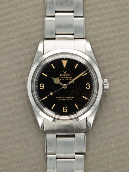 チロル HQ Milton - 1960 Rolex Explorer 1 Ref 1016 with Gilt Chapter