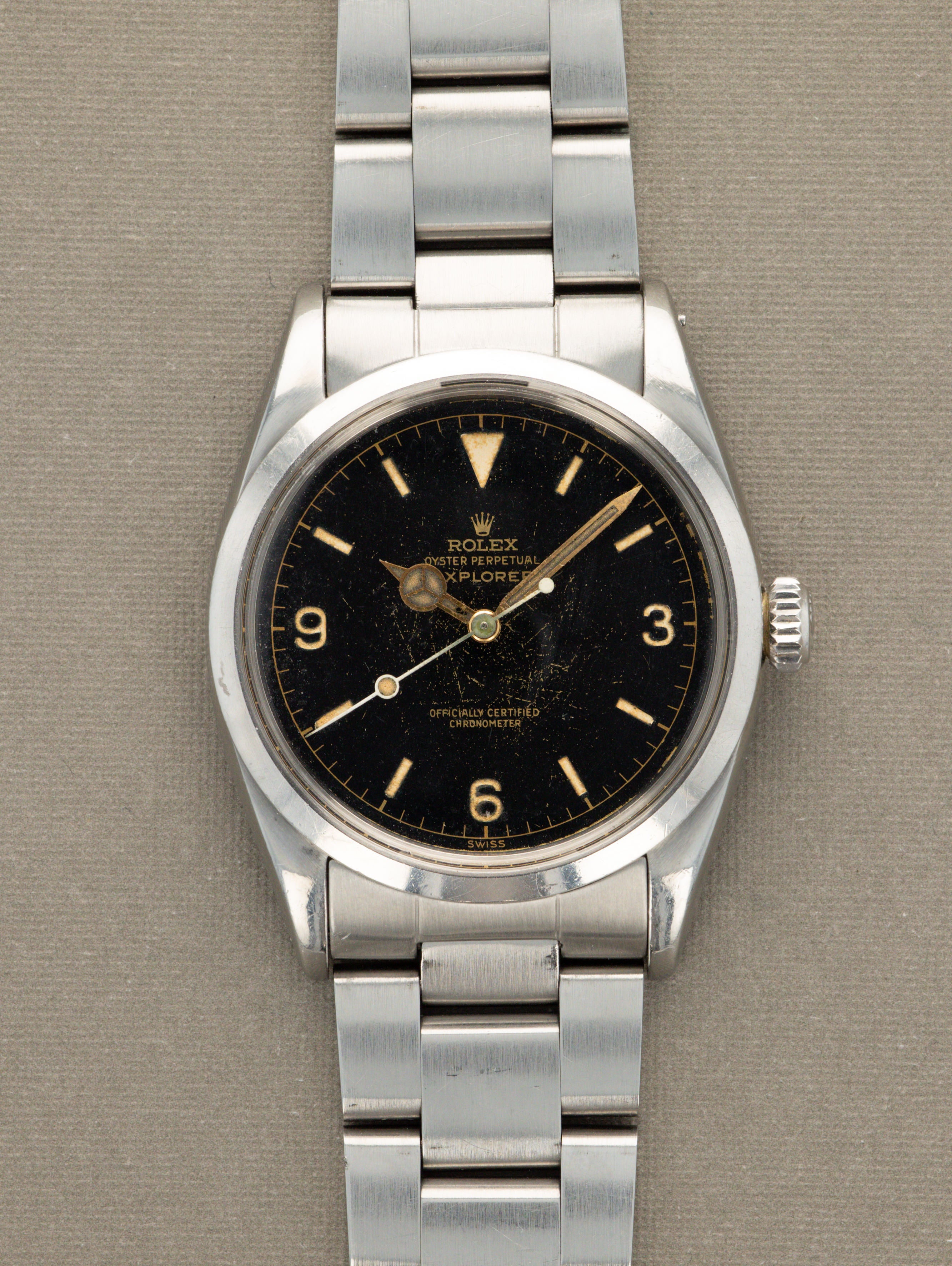 Rolex Explorer I Ref. 6610 - 'Antique' Tropical Dial