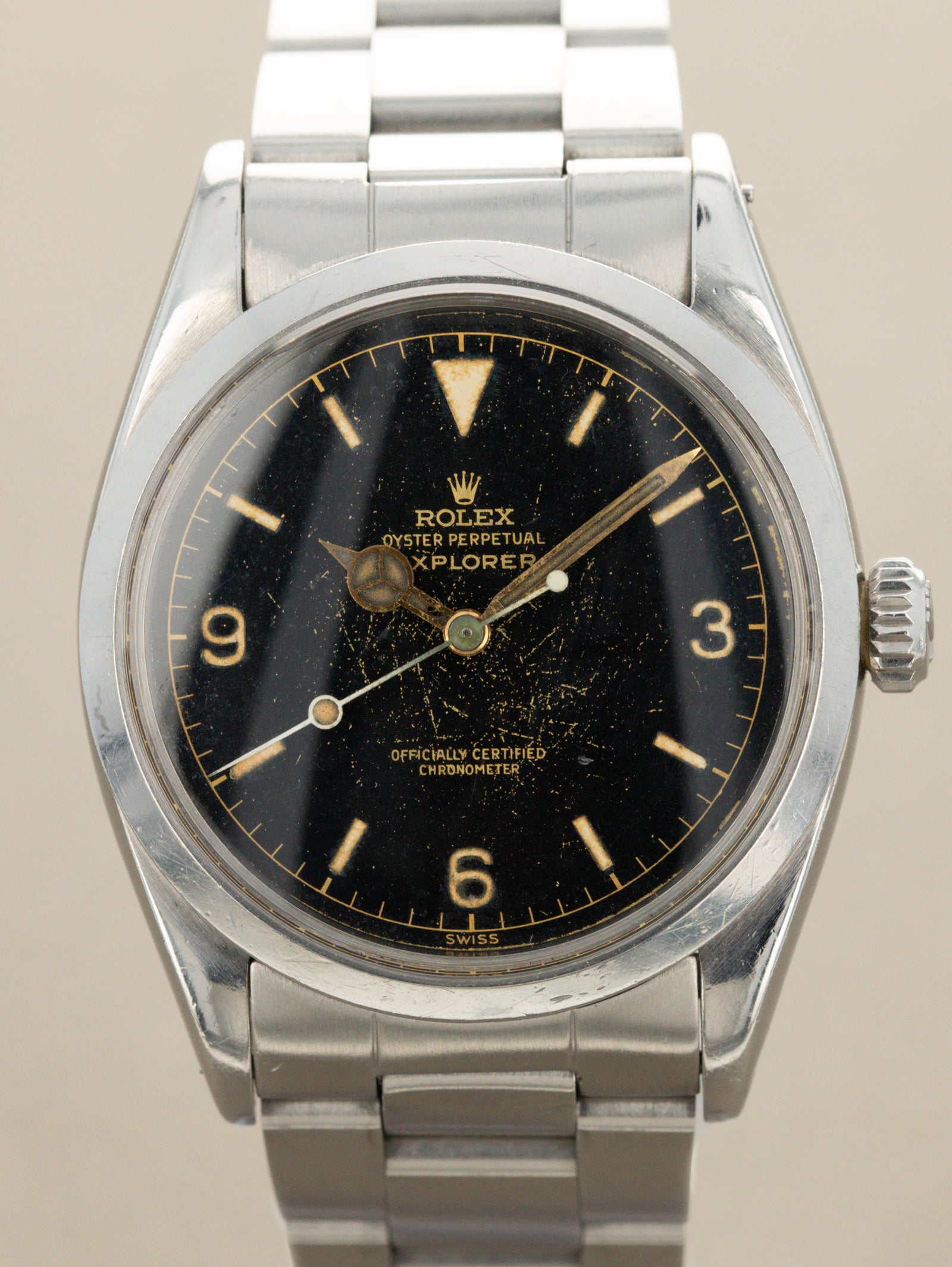 Rolex Explorer I Ref. 6610 - 'Antique' Tropical Dial