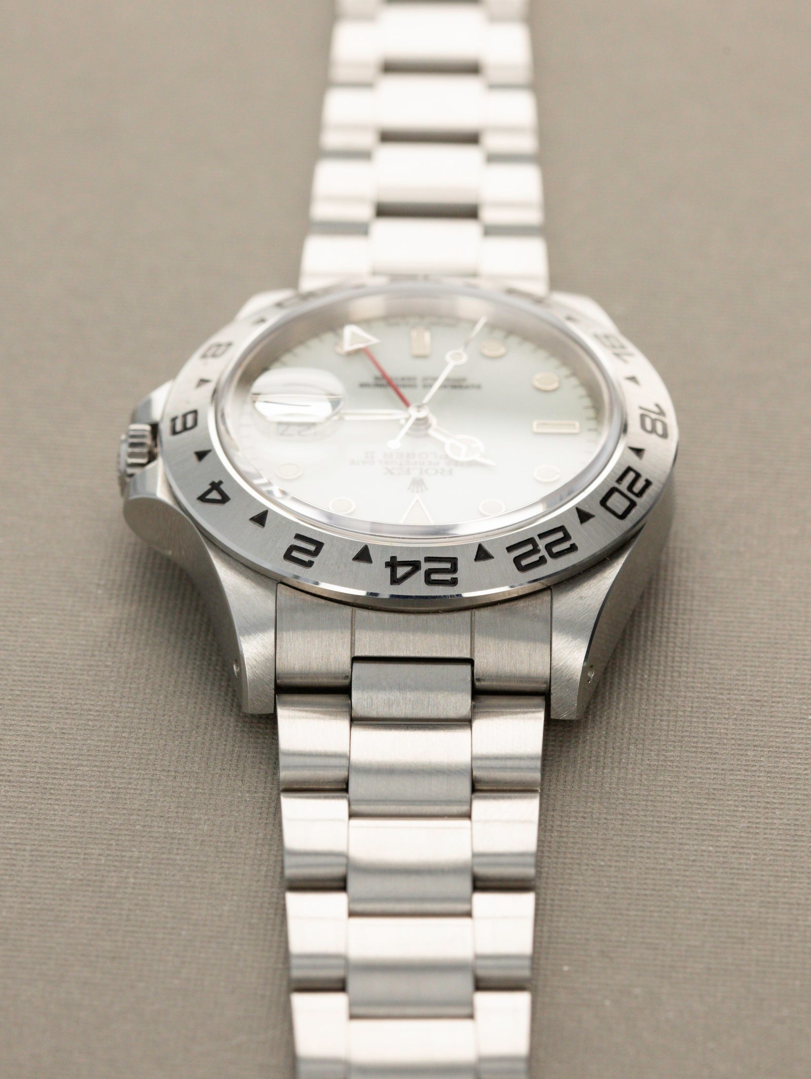 Rolex Explorer II Ref 16550 - Like New Cream Dial with Full Set