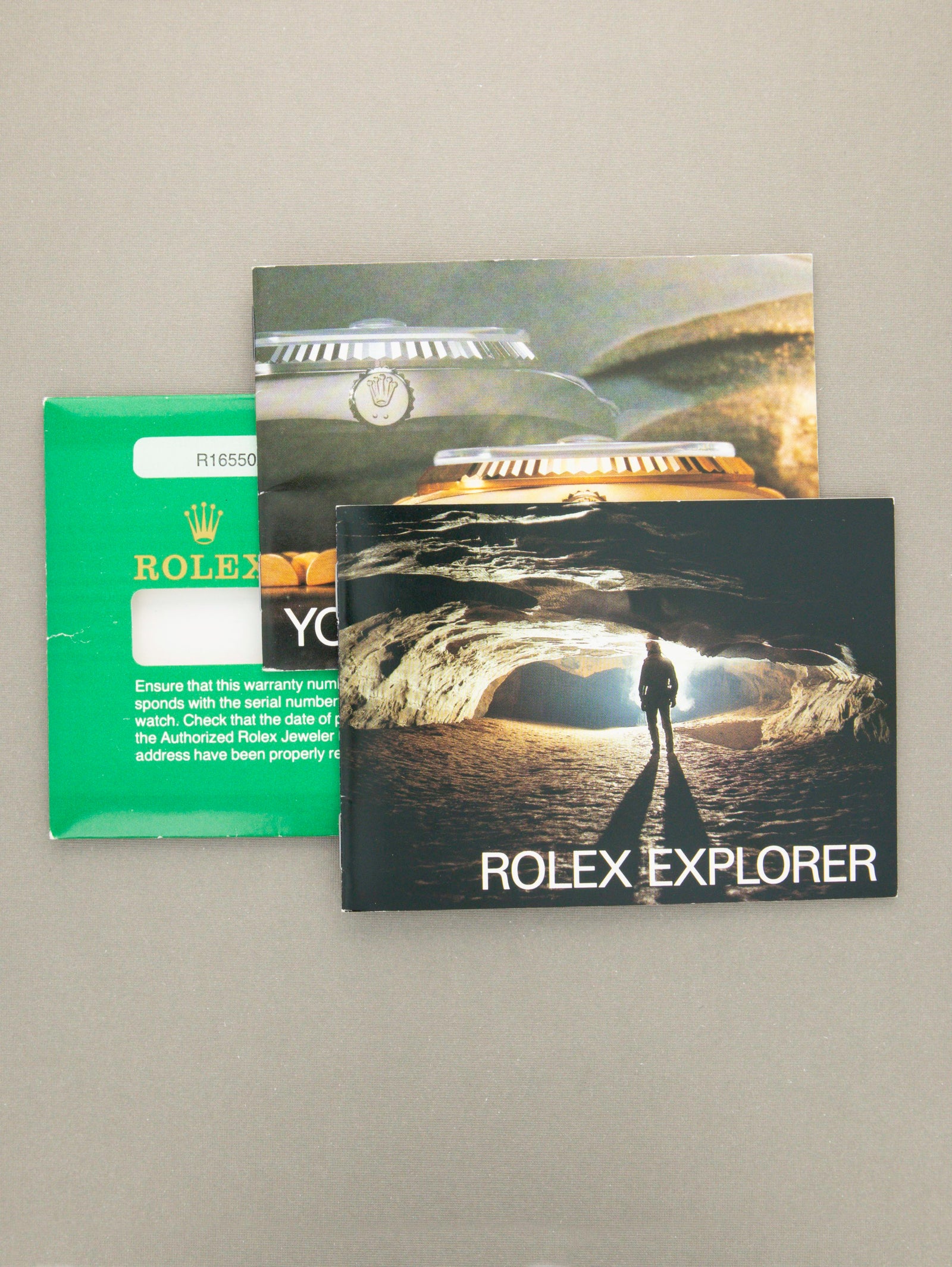 Rolex Explorer II Ref 16550 - Like New Cream Dial with Full Set