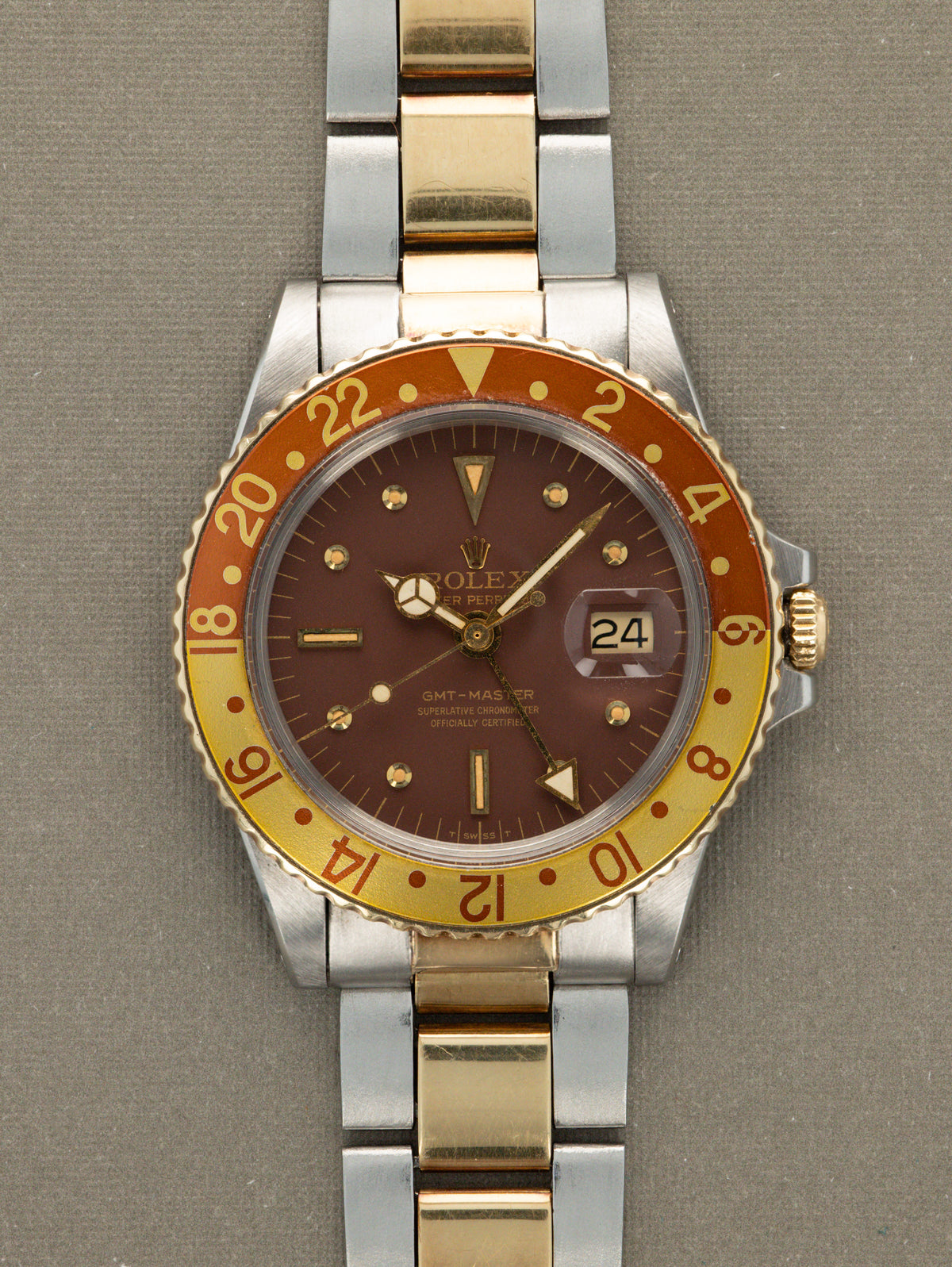 Rolex GMT-Master Ref. 1675/3 - Matte Brown 'Nipple' Dial