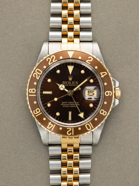 その他 mel Rolex GMT-Master Gilt Chapter Ring Exclamation Dot Dial Ref 1675