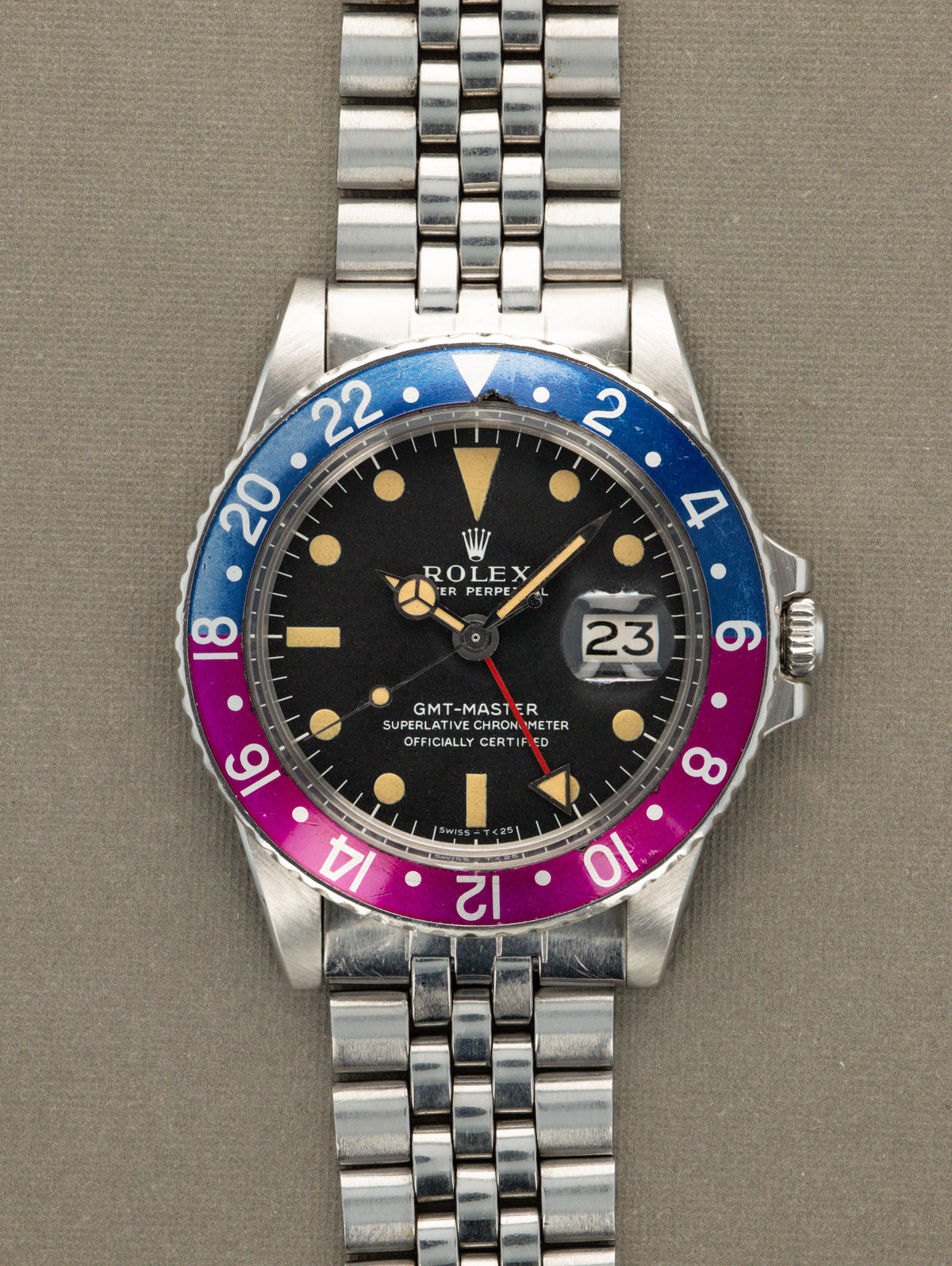 Rolex GMT-Master Ref. 1675 'Fuchsia' - 'Long-E' Dial