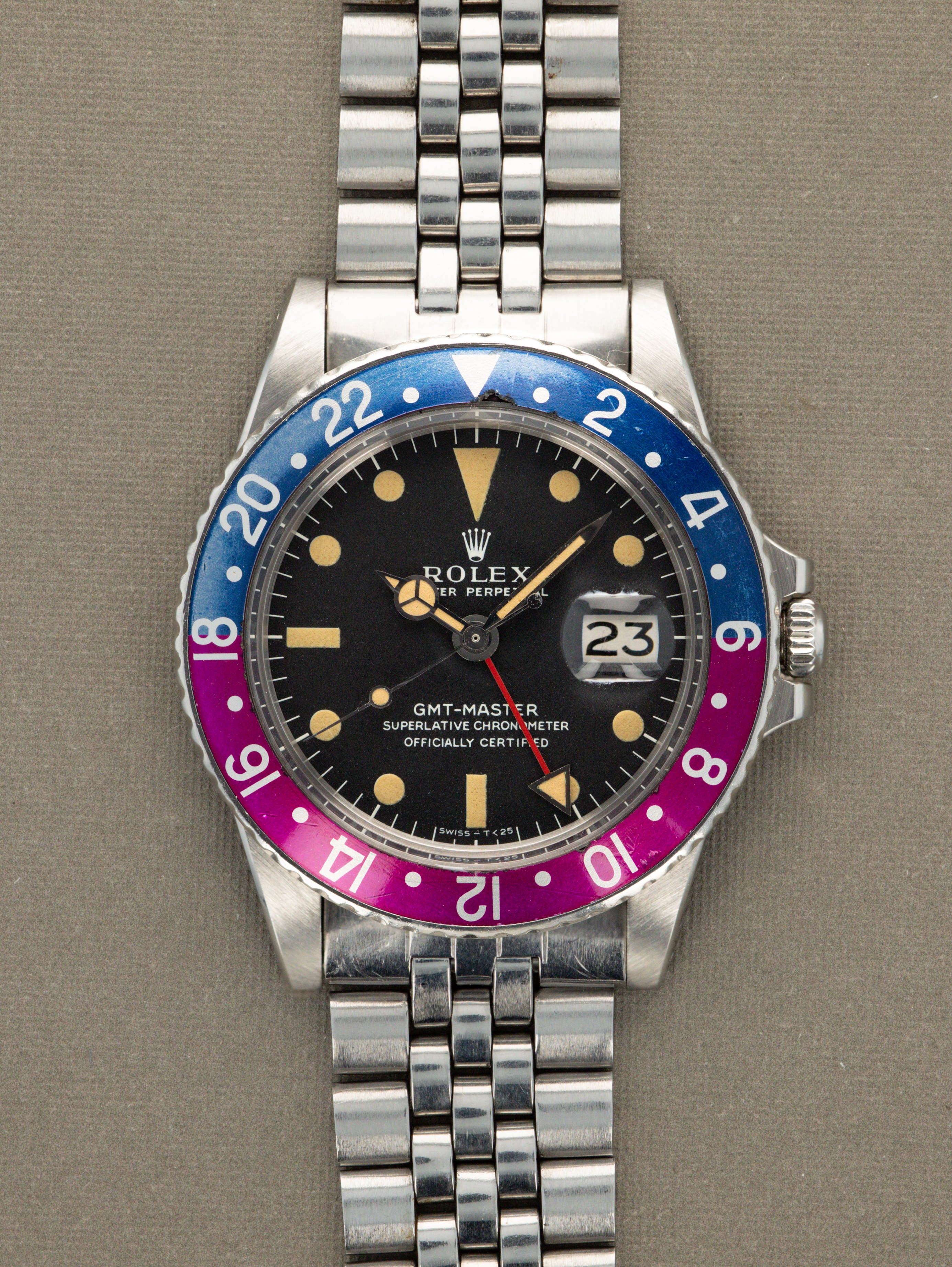 Rolex GMT-Master Ref. 1675 'Fuchsia' - 'Long-E' Dial