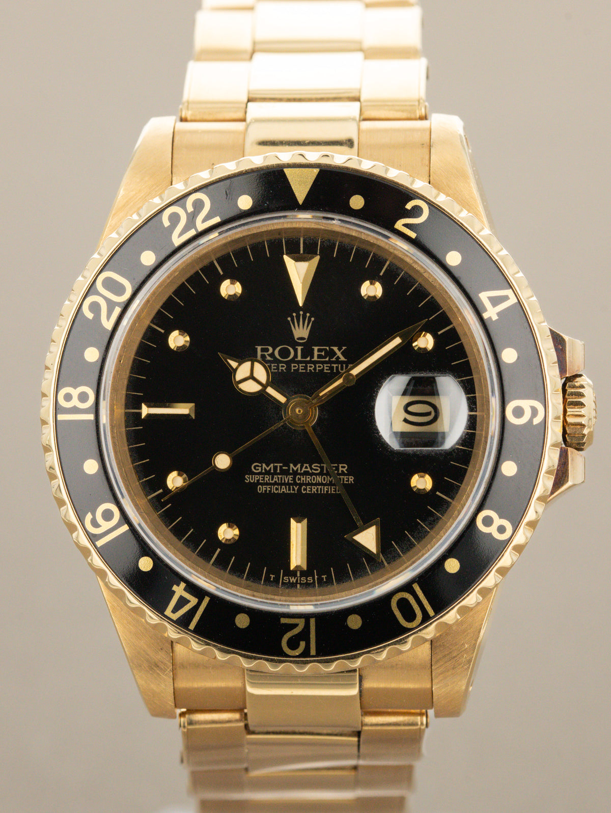 Rolex GMT-Master Date Ref. 16758 - Black 'Nipple' Dial