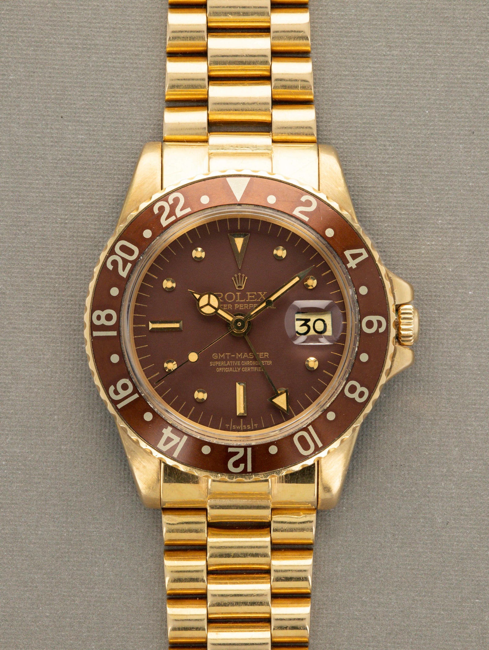 Rolex GMT-Master Ref. 1675/8 - Nipple Dial Root-Beer