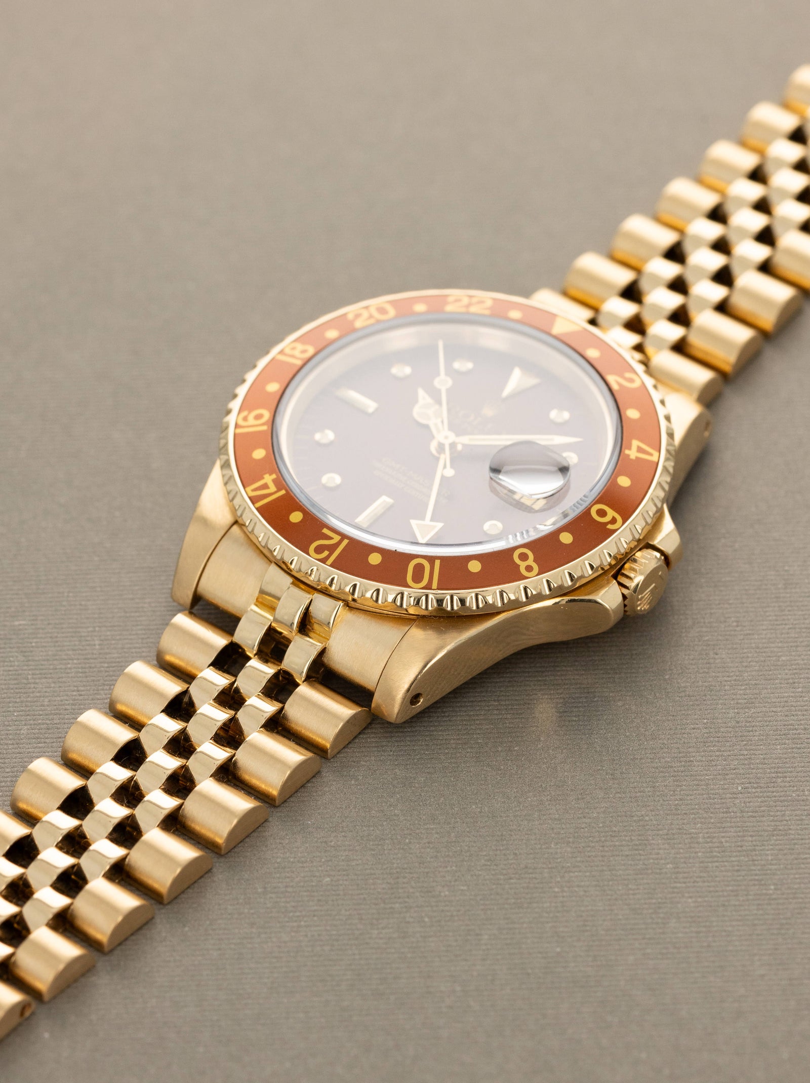 Rolex GMT-Master Date Ref. 16758 - Brown Sunburst 'Nipple' Dial