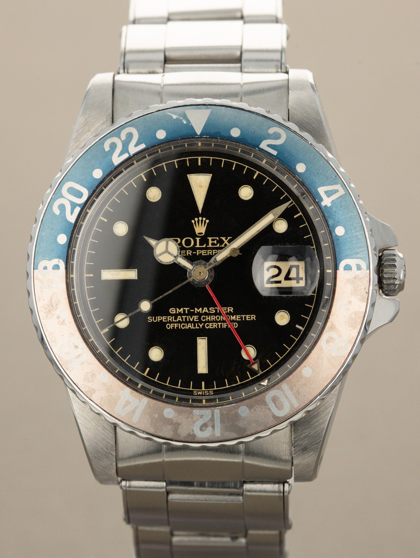 Rolex GMT-Master Ref. 1675 'PCG' - Gilt 'Chapter Ring' Dial W/ Box & Papers