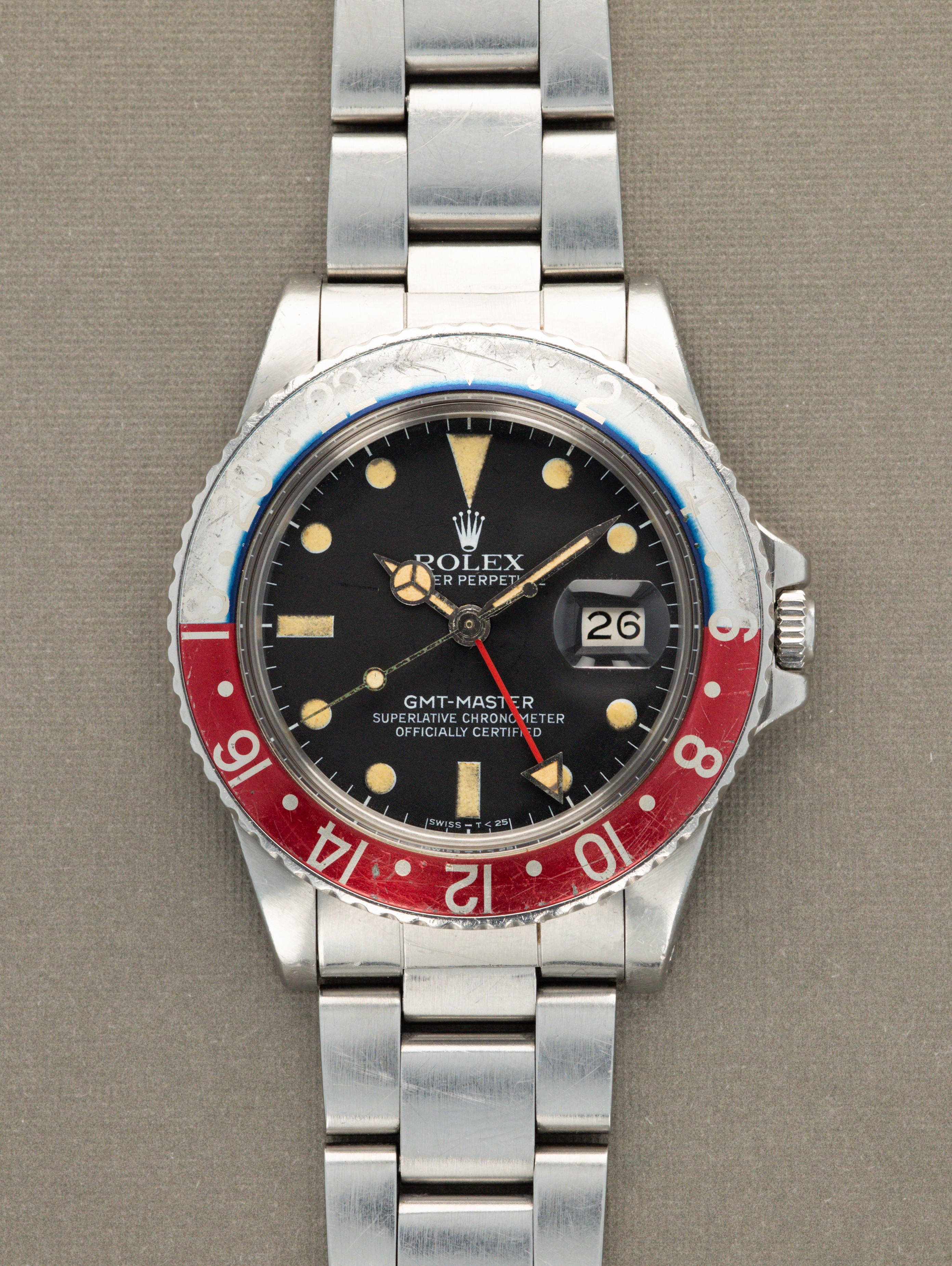 Rolex GMT-Master Ref. 16750 'Pepsi' - Transitional Matte Dial Unpolished