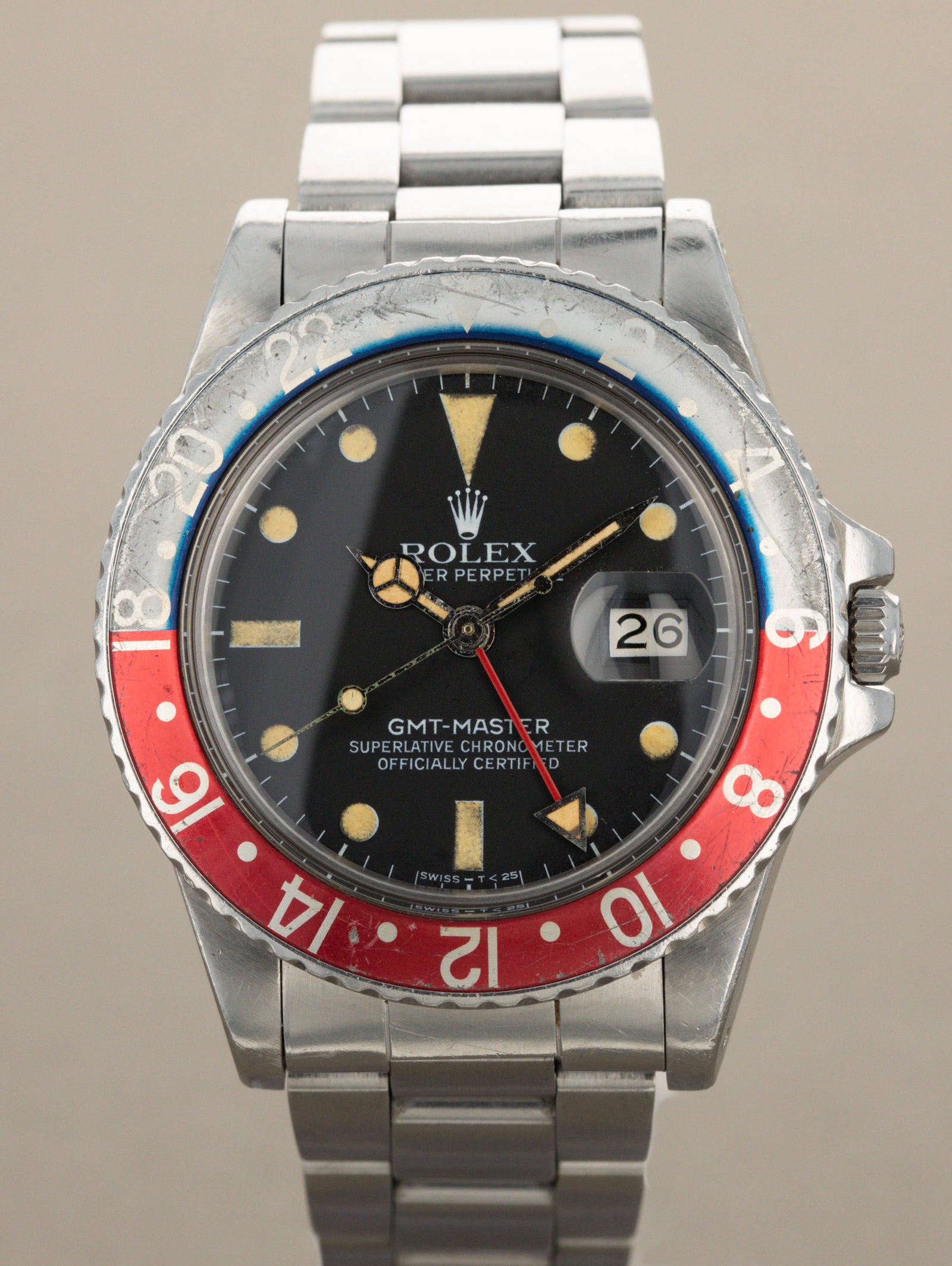 Rolex GMT-Master Ref. 16750 'Pepsi' - Transitional Matte Dial Unpolished