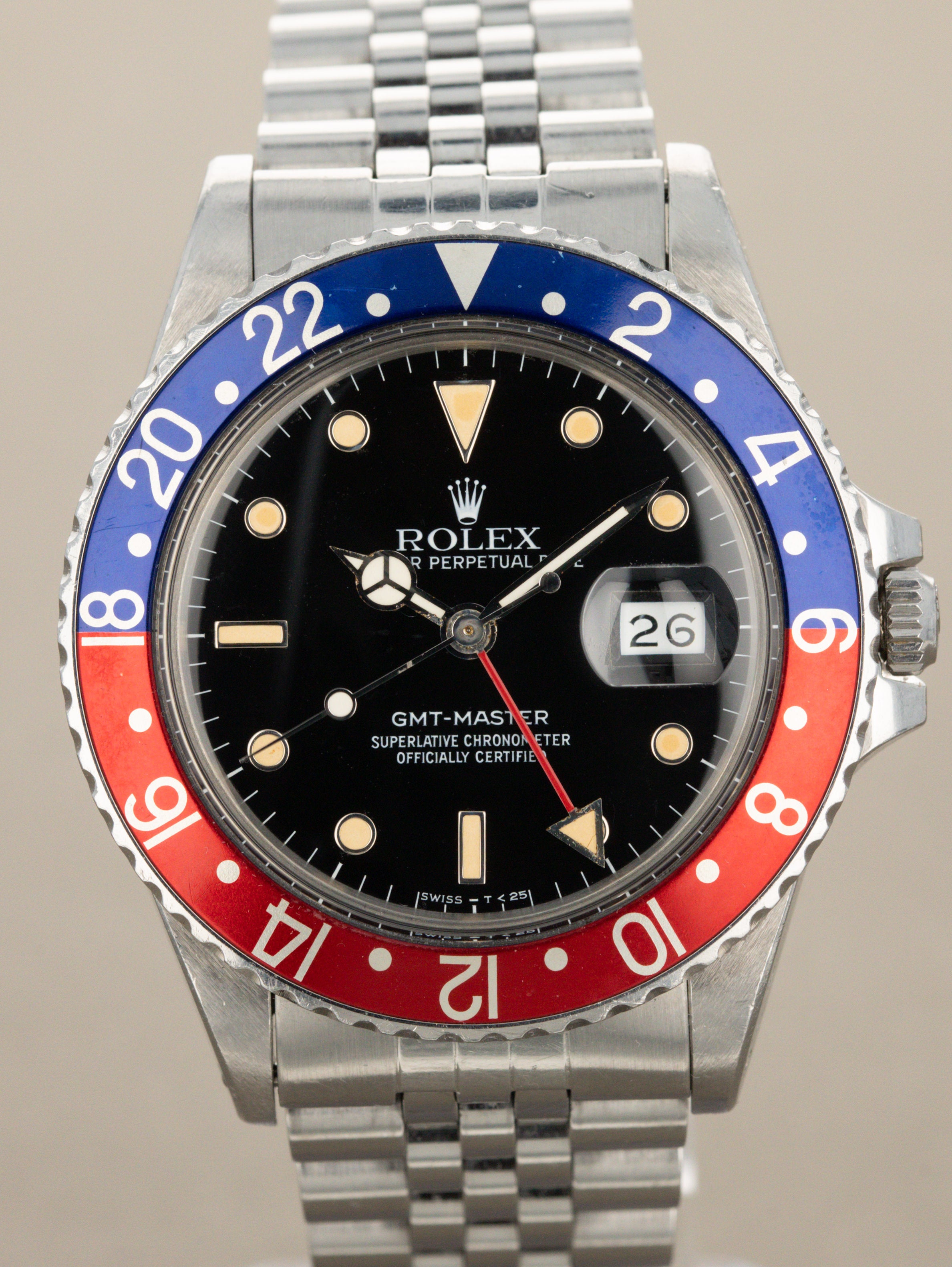 Rolex GMT-Master Ref. 16750 'Pepsi' - Transitional Gloss Dial Unpolished