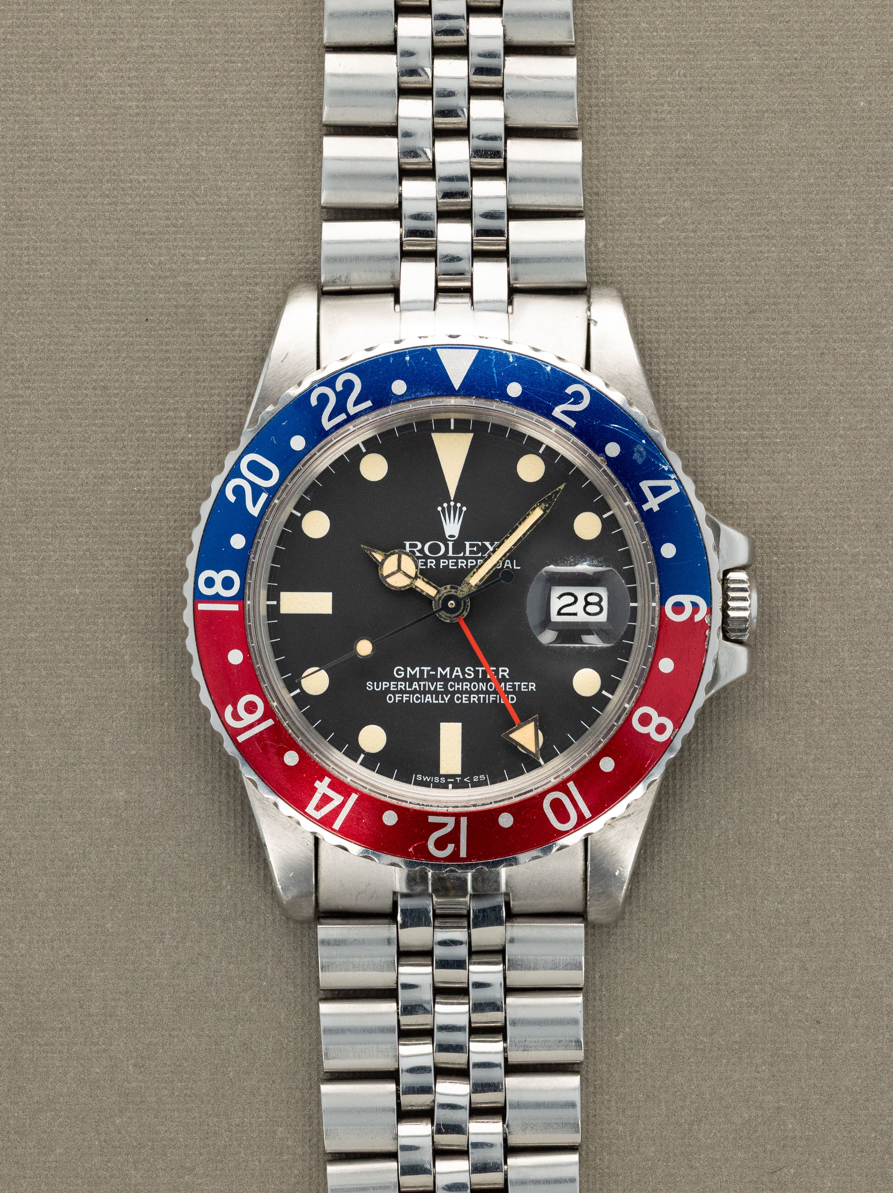 Rolex GMT-Master Ref. 16750 'Pepsi' - Transitional Matte Dial Unpolish